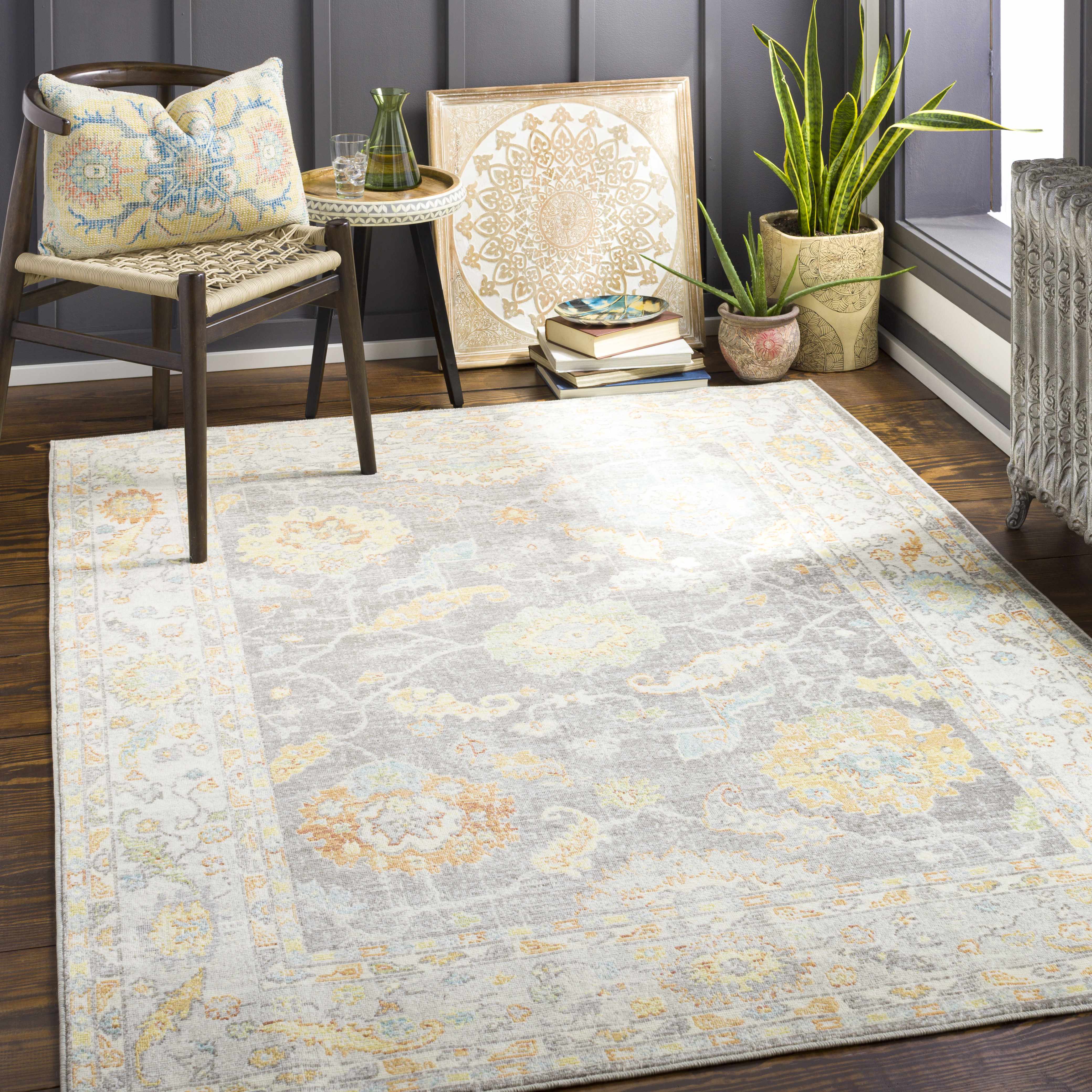 Liguanea 8'10in x 12' Traditional Updated Traditional Outdoor Area Rug - Hauteloom
