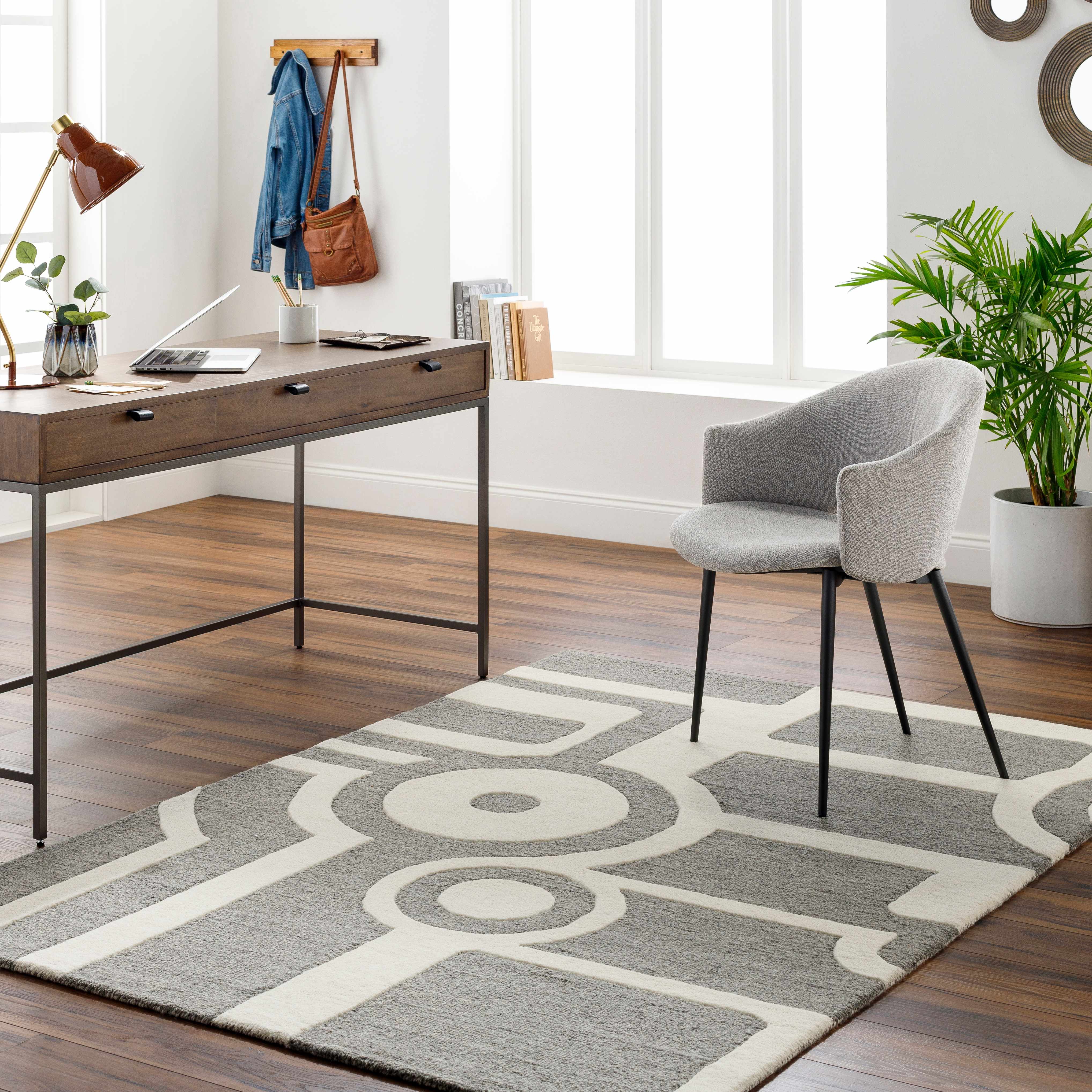 Daryl 9' x 12' Wool Area Rug - Hauteloom