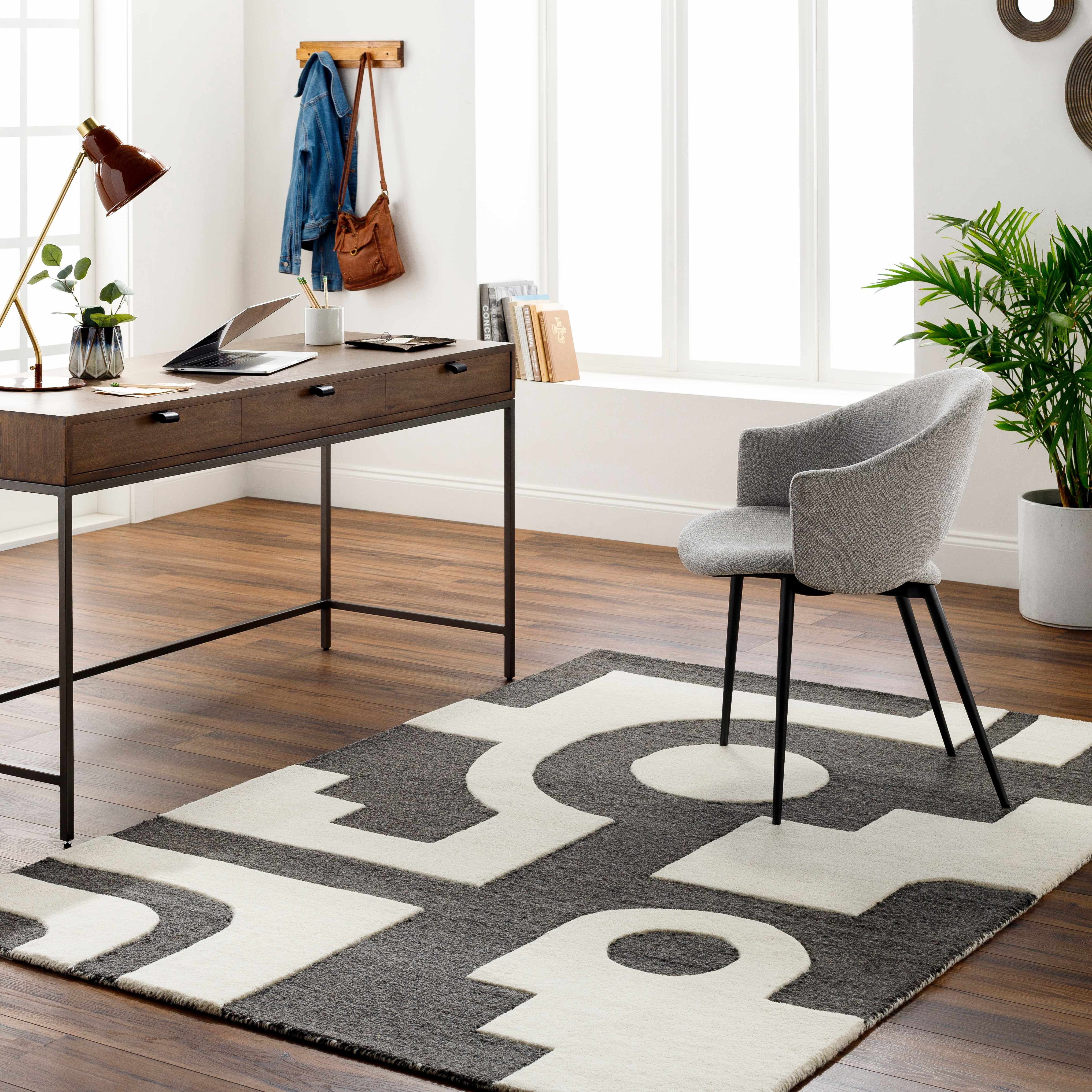 Ayoka 8' x 10' Wool Area Rug - Hauteloom