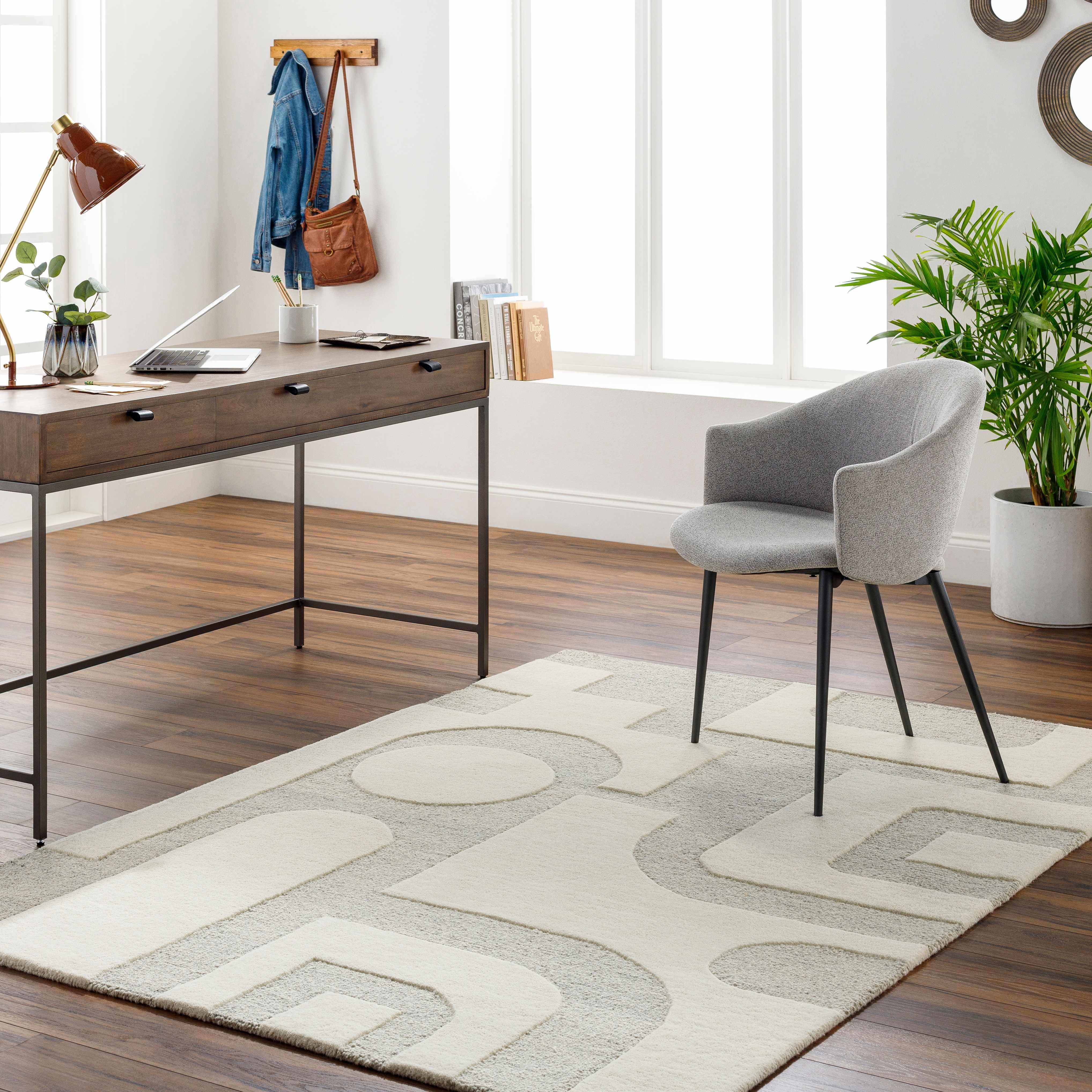 Adeja 8' x 10' Wool Area Rug - Hauteloom