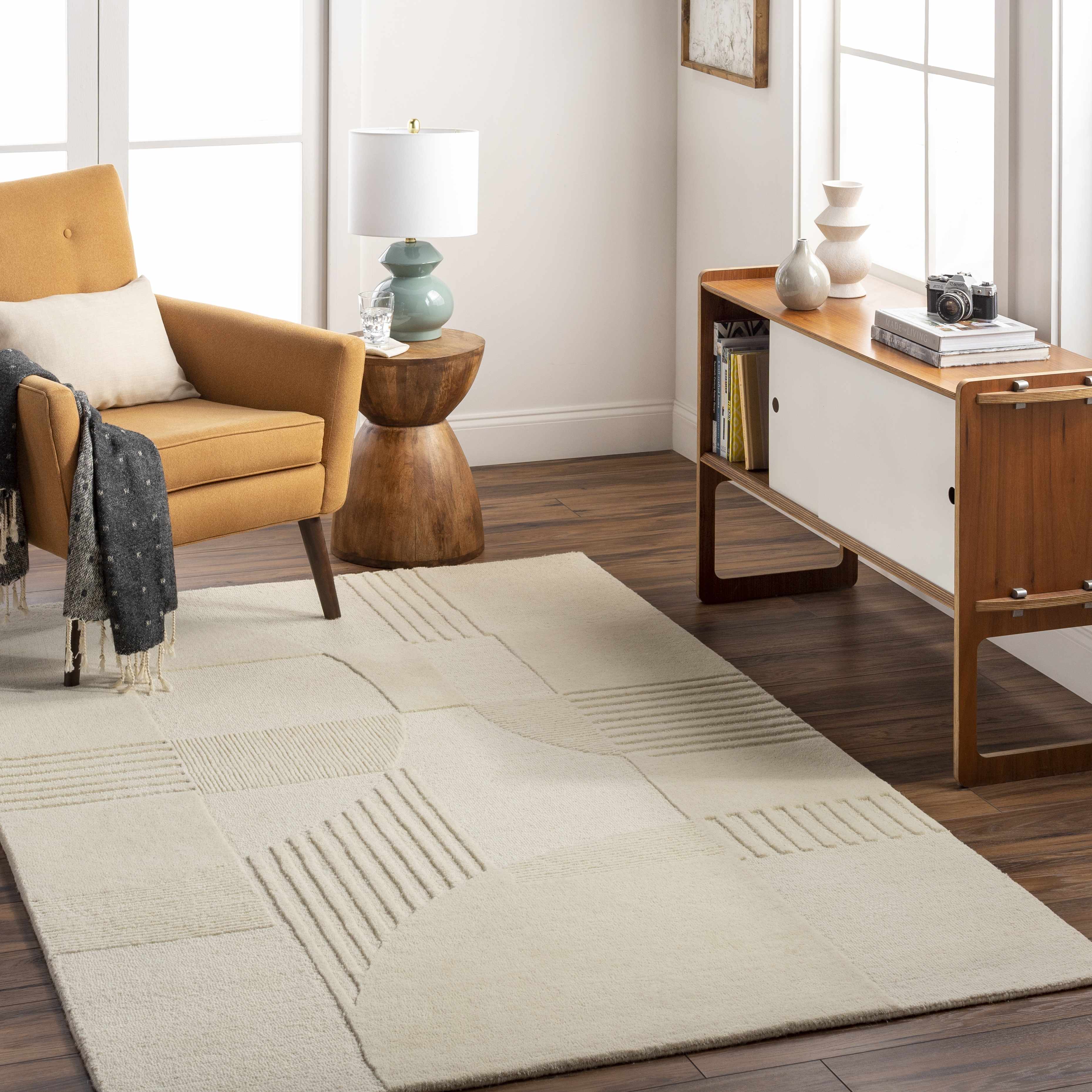 Denis 8' x 10' Wool Area Rug - Hauteloom
