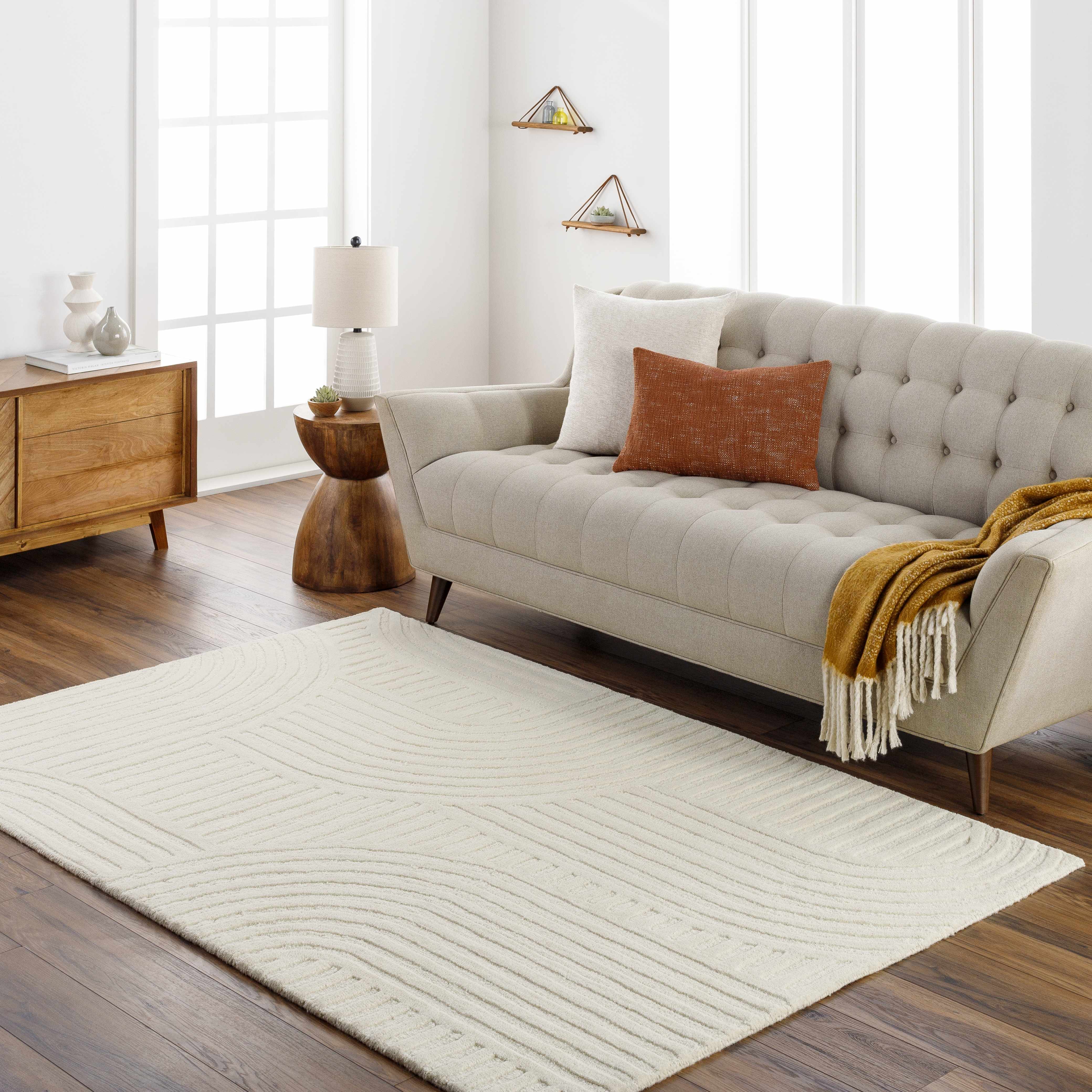 Whan 8' x 10' Wool Area Rug - Hauteloom