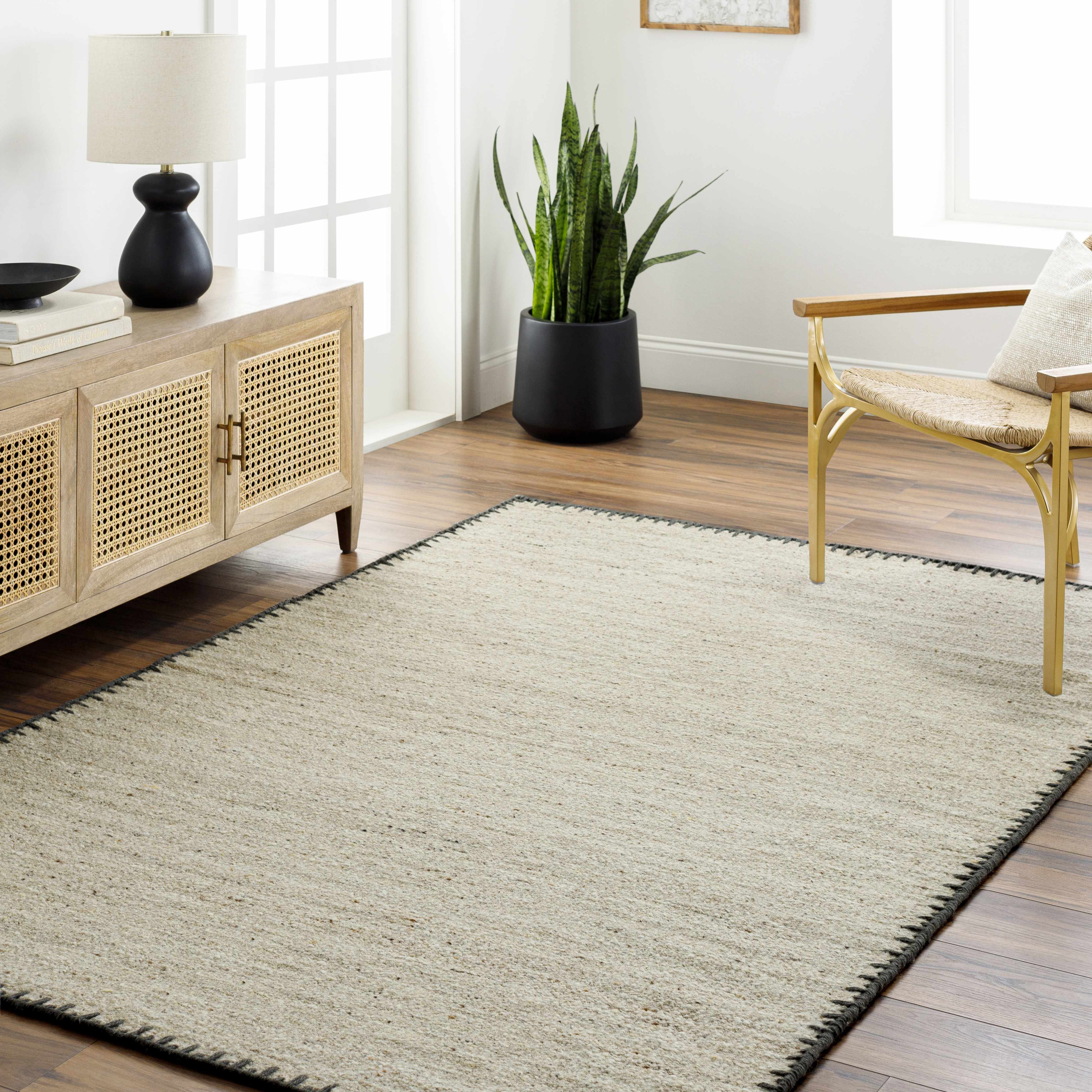 Ayumu 6' x 9' Wool Area Rug - Hauteloom