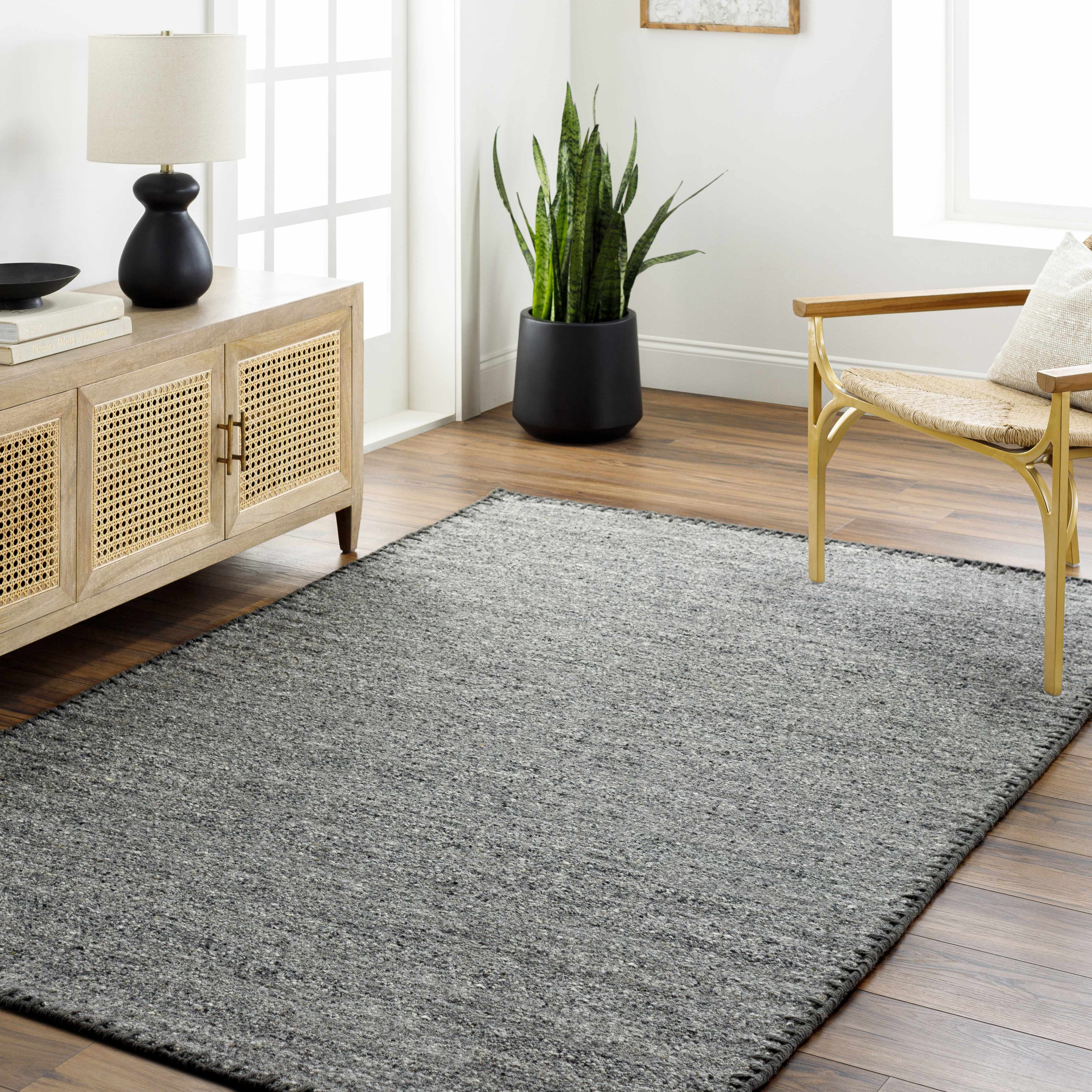 Ayumu 6' x 9' Wool Area Rug - Hauteloom