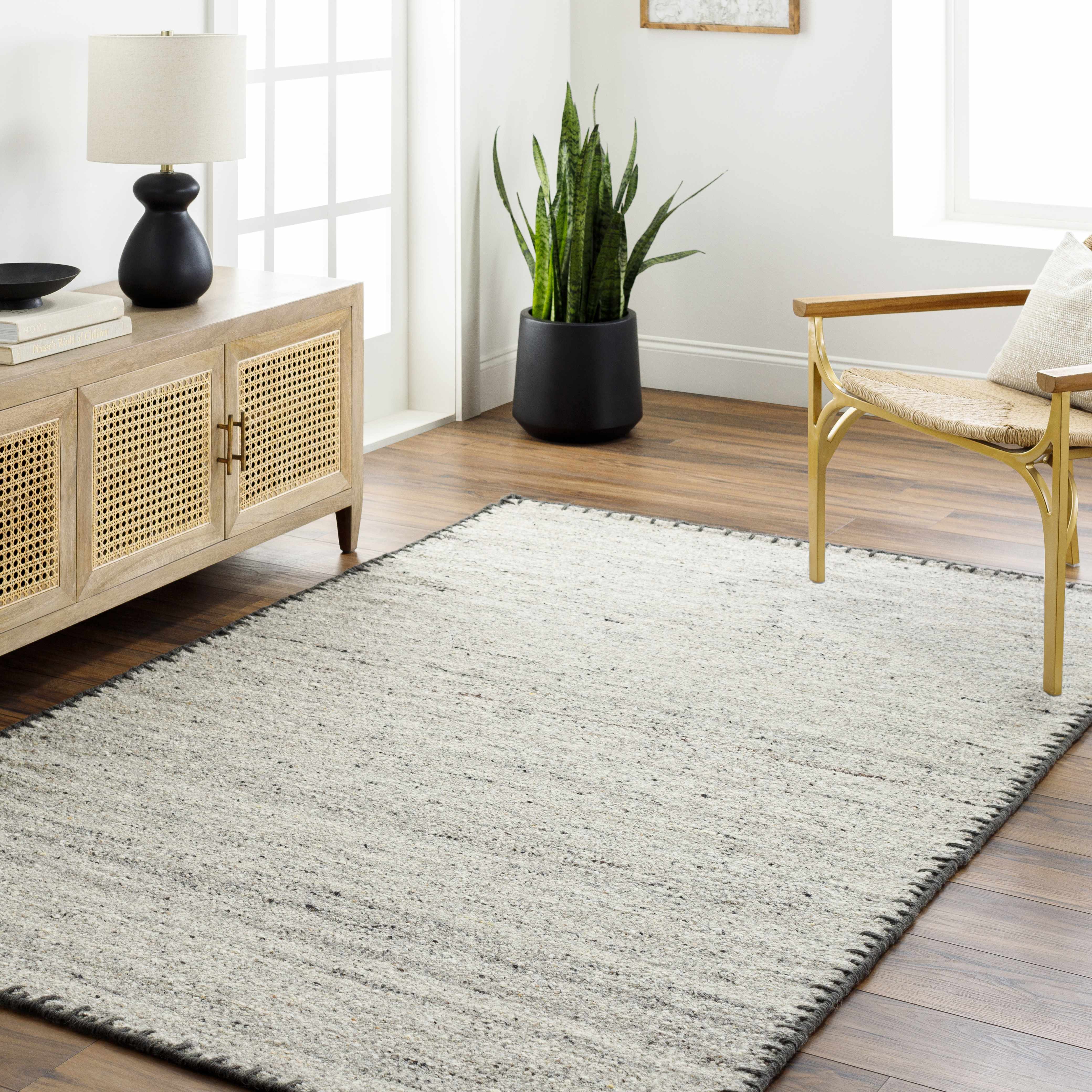 Ayumu 6' x 9' Wool Area Rug - Hauteloom