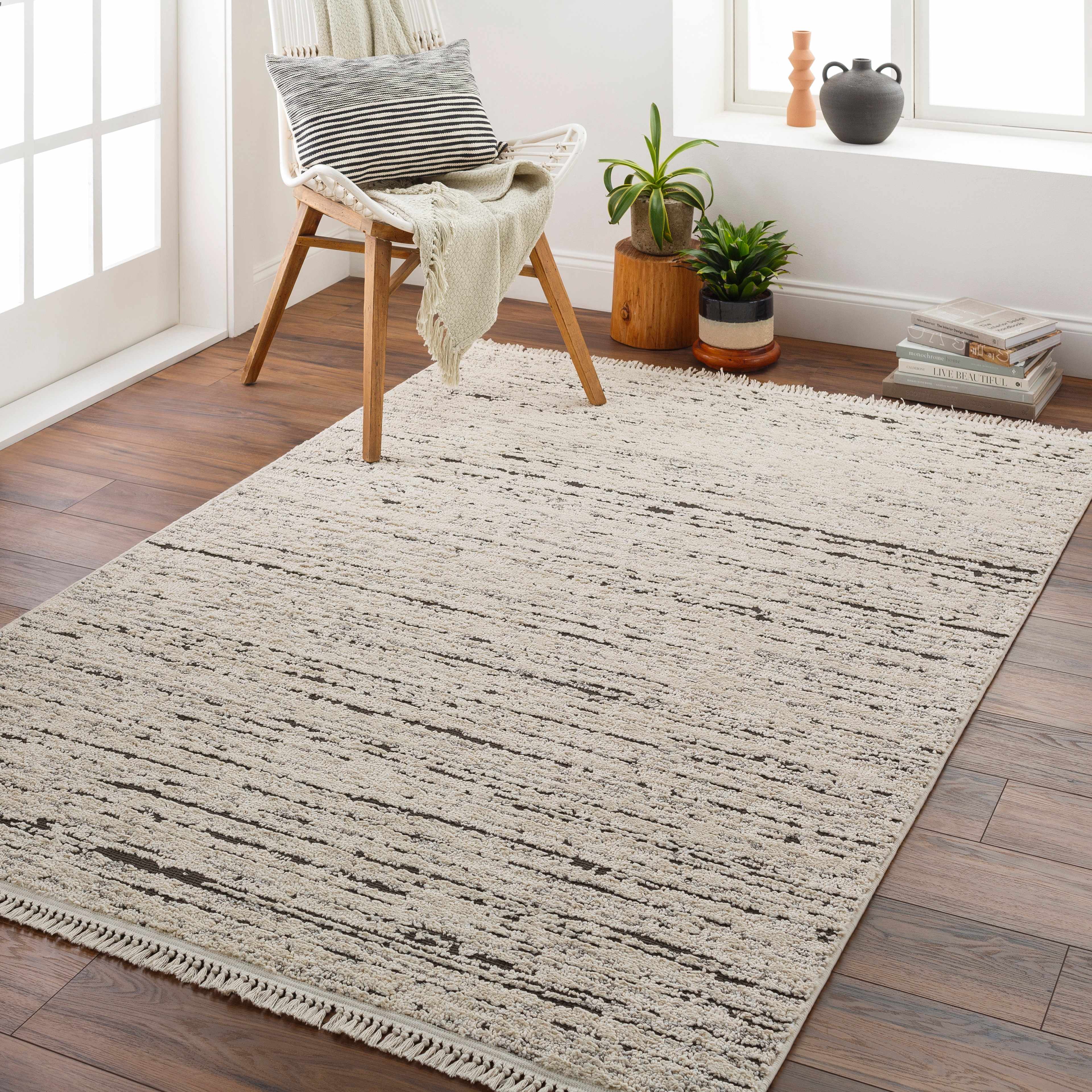 Elian 5'3in x 7' Area Rug - Hauteloom