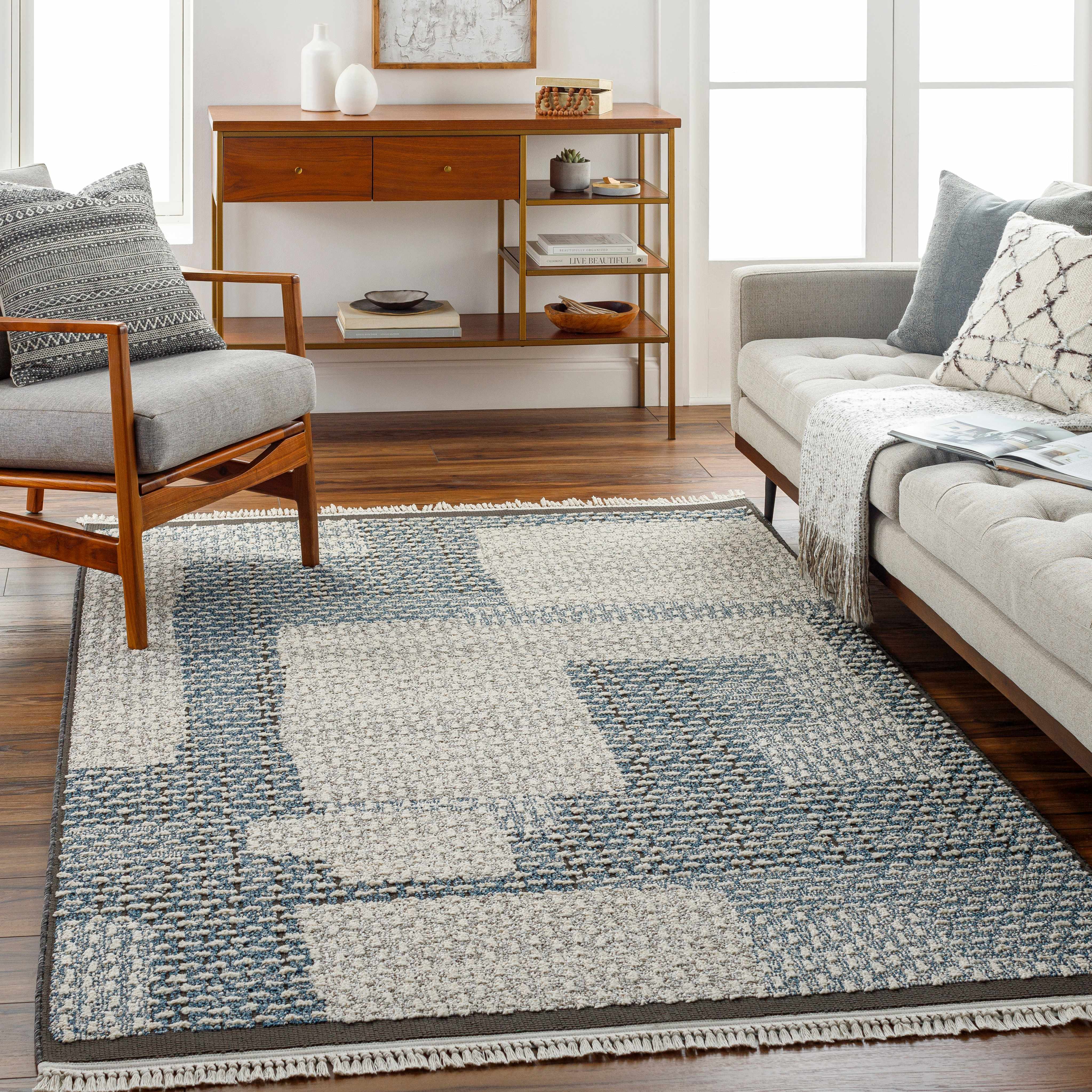 Ezera 5'3in x 7' Area Rug - Hauteloom