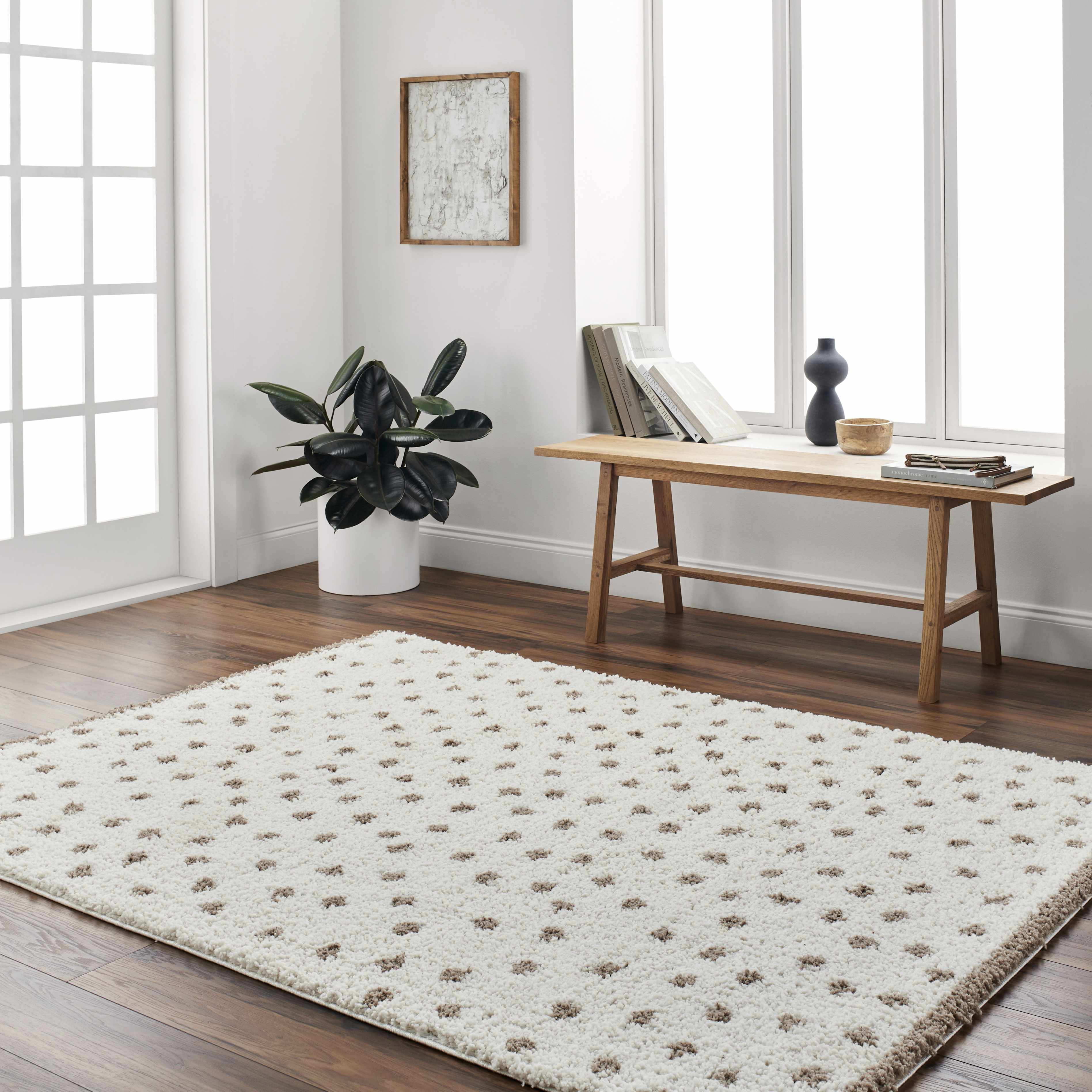 Fiana 6'7in x 9' Area Rug - Hauteloom