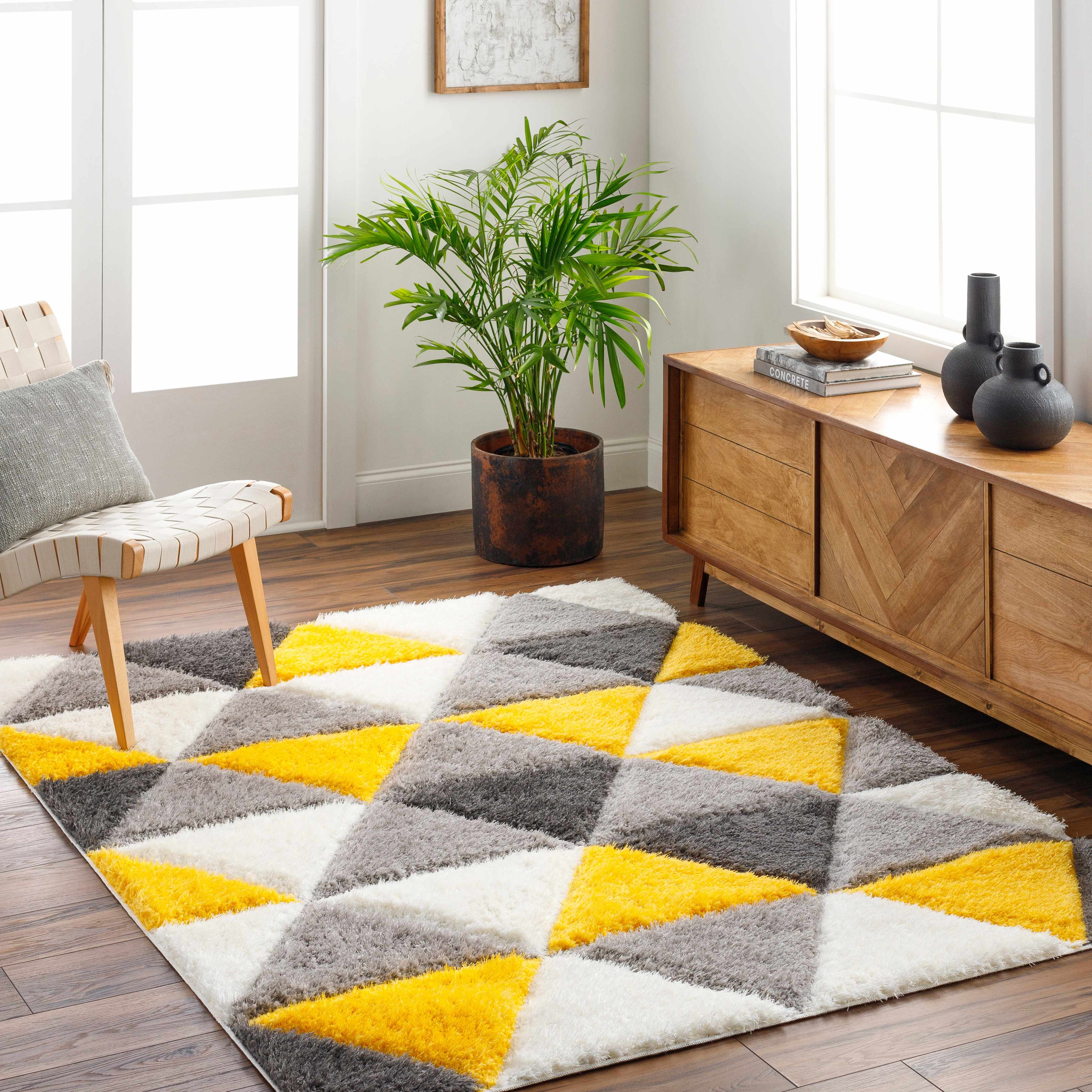 Bruis 5'3in x 7' Area Rug - Hauteloom