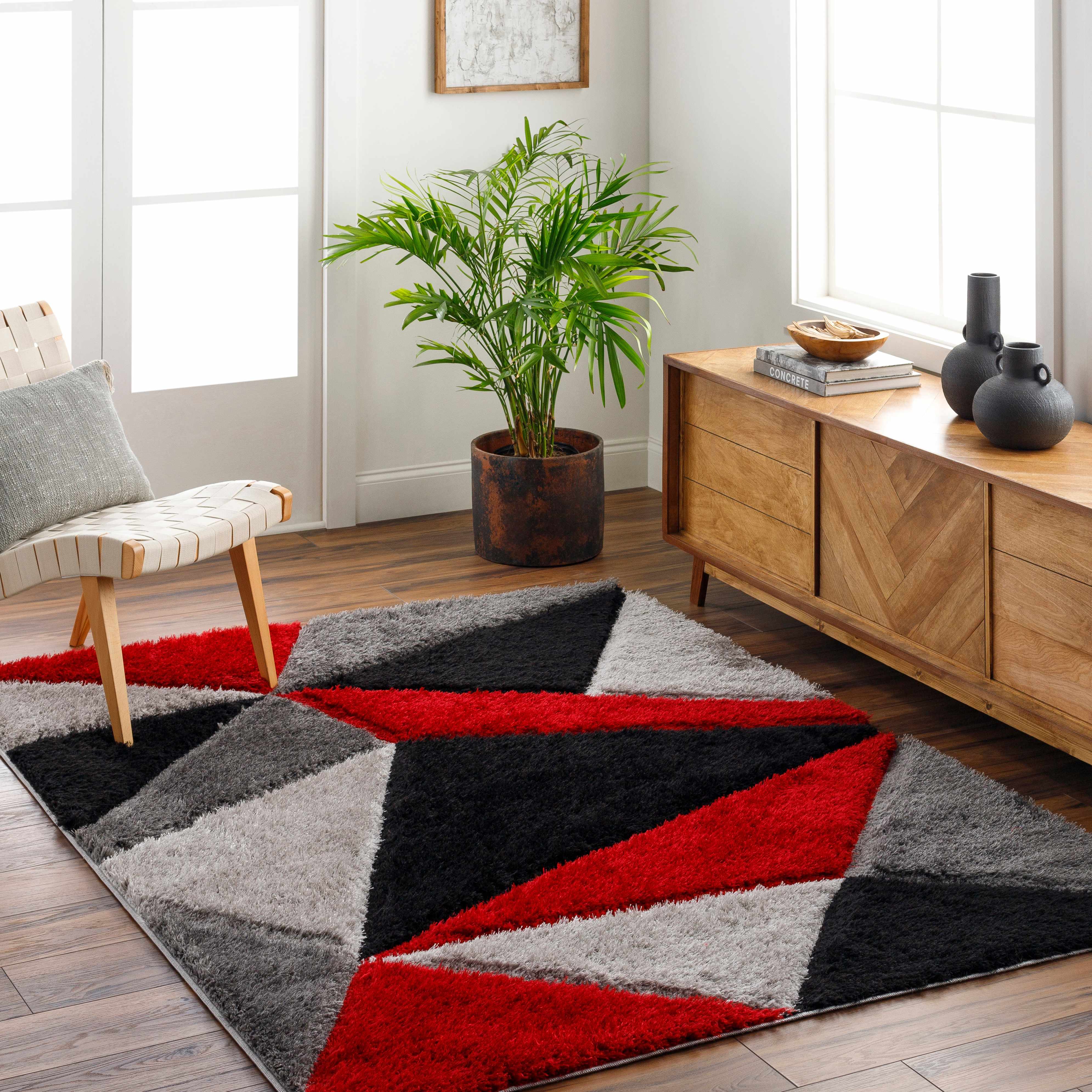 Asho 6'7in x 9' Area Rug - Hauteloom