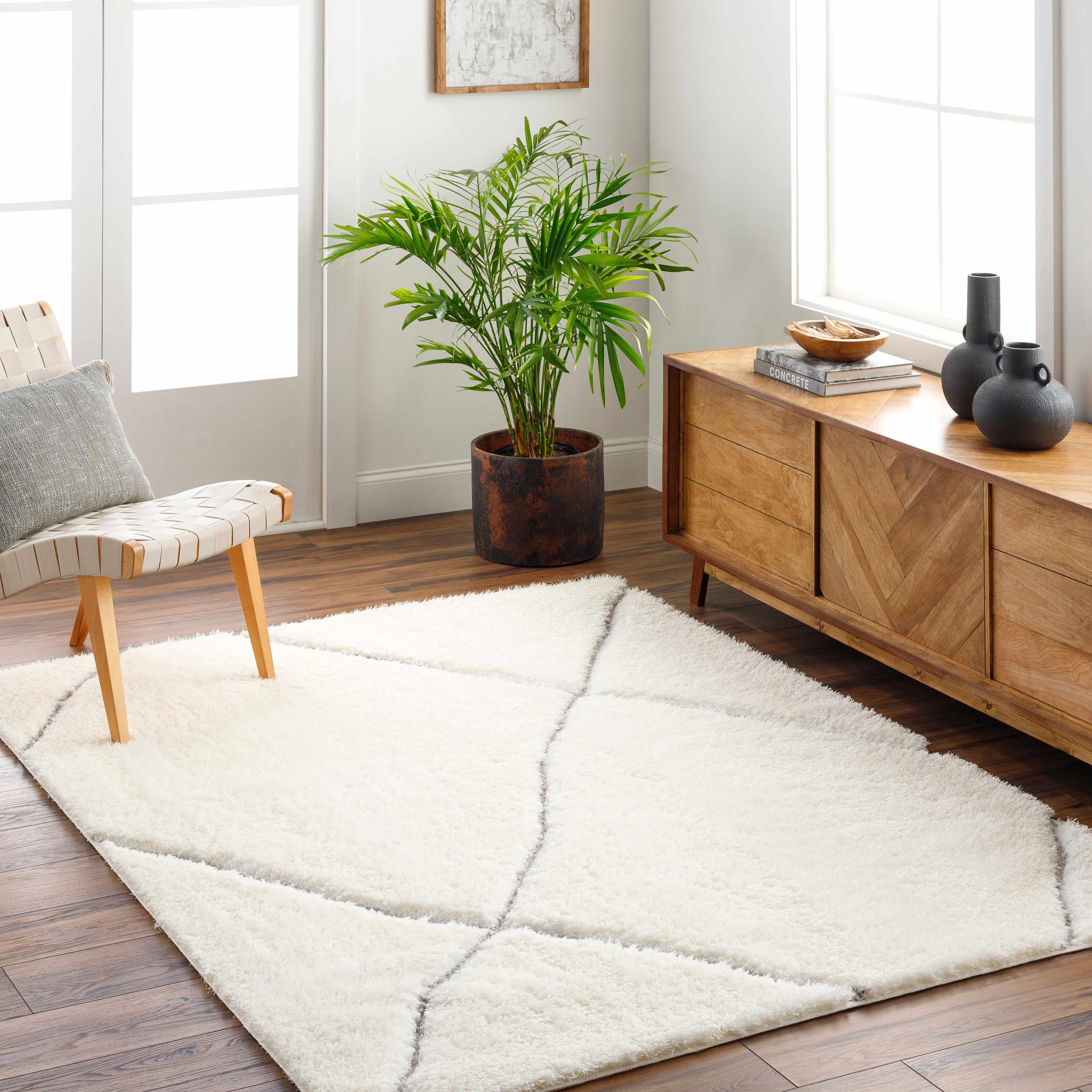 Aizza 5'3in x 7' Area Rug - Hauteloom