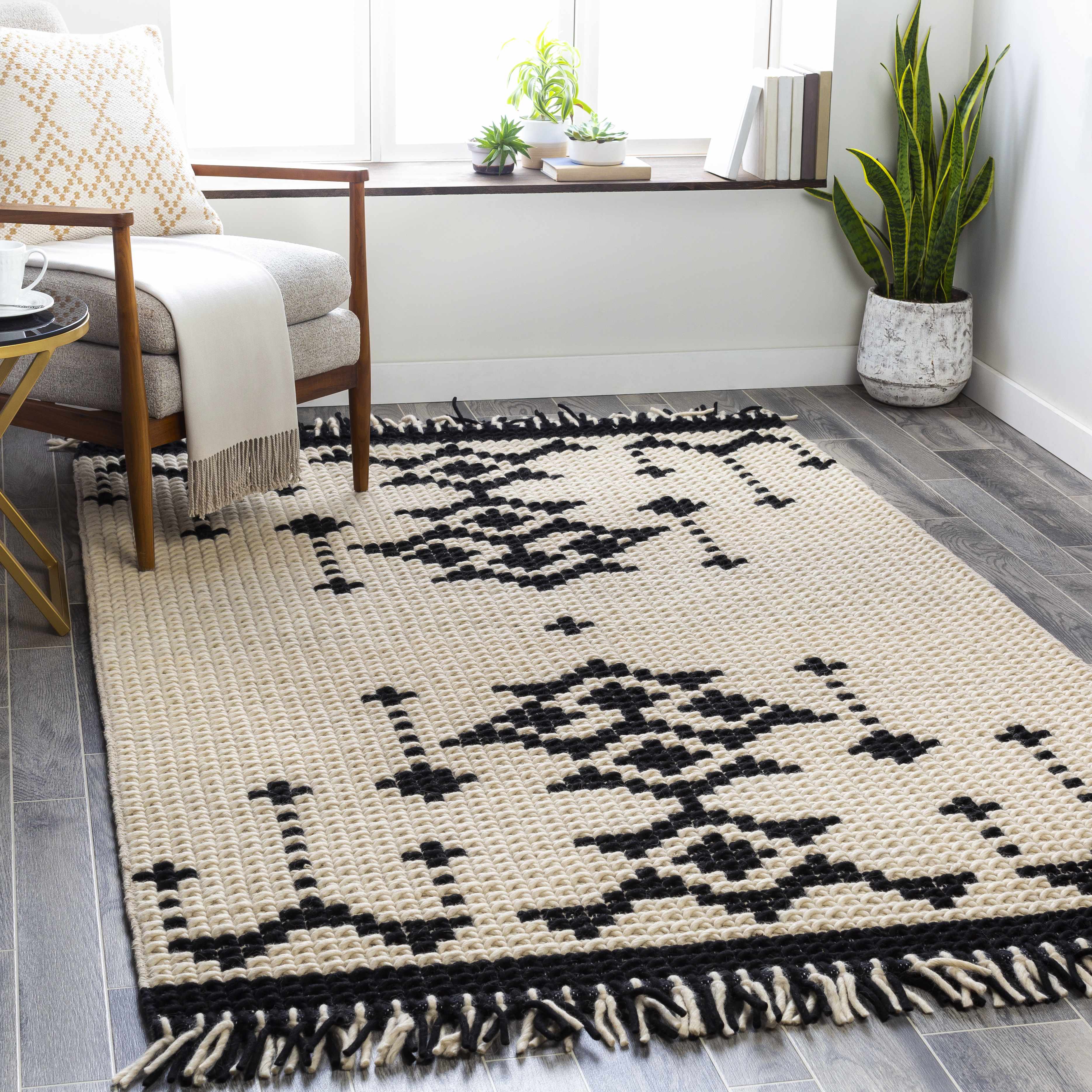 Glenorie 8'10in x 12' NZ Wool Area Rug - Hauteloom