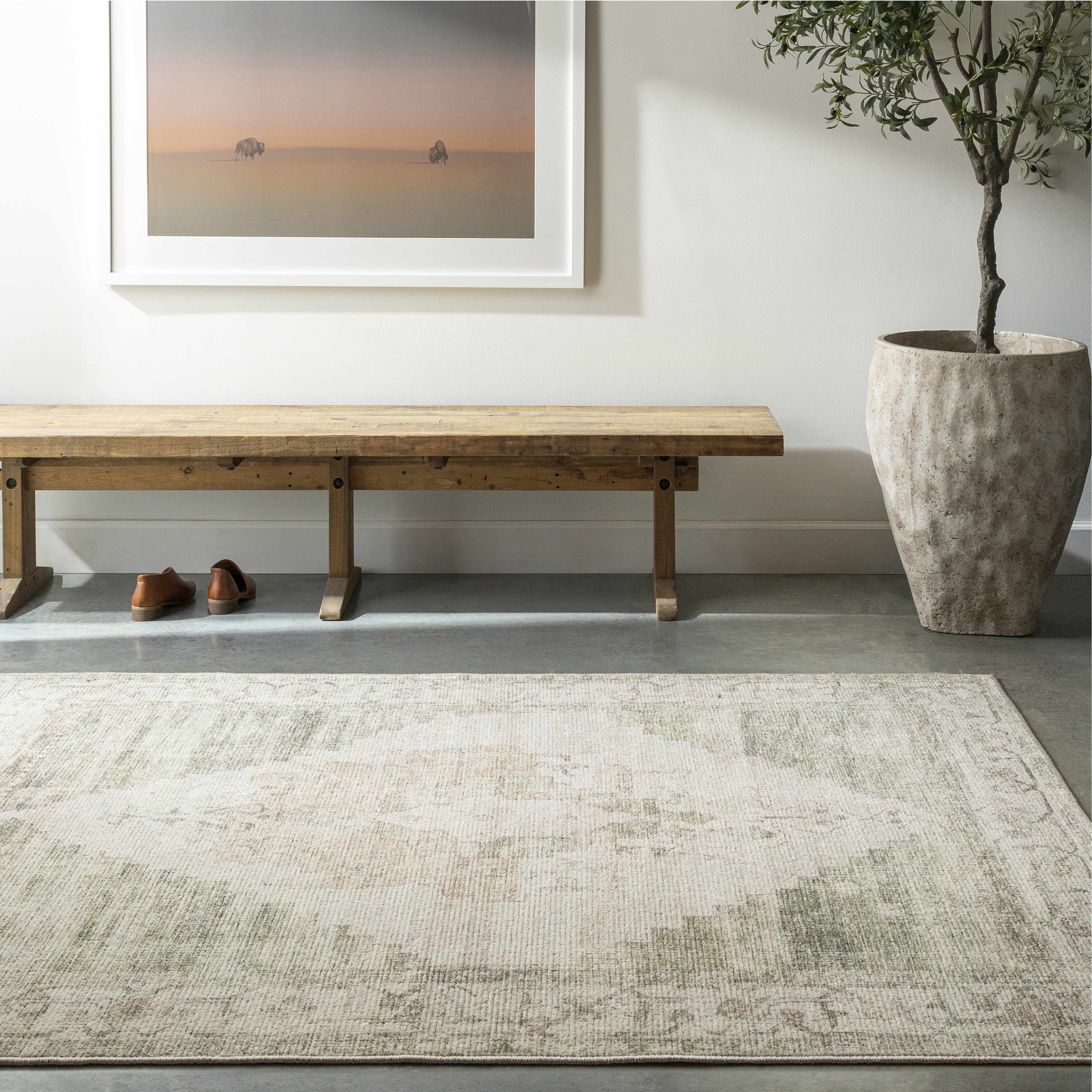 Gyan 9'2in x 12' Traditional Area Rug - Hauteloom