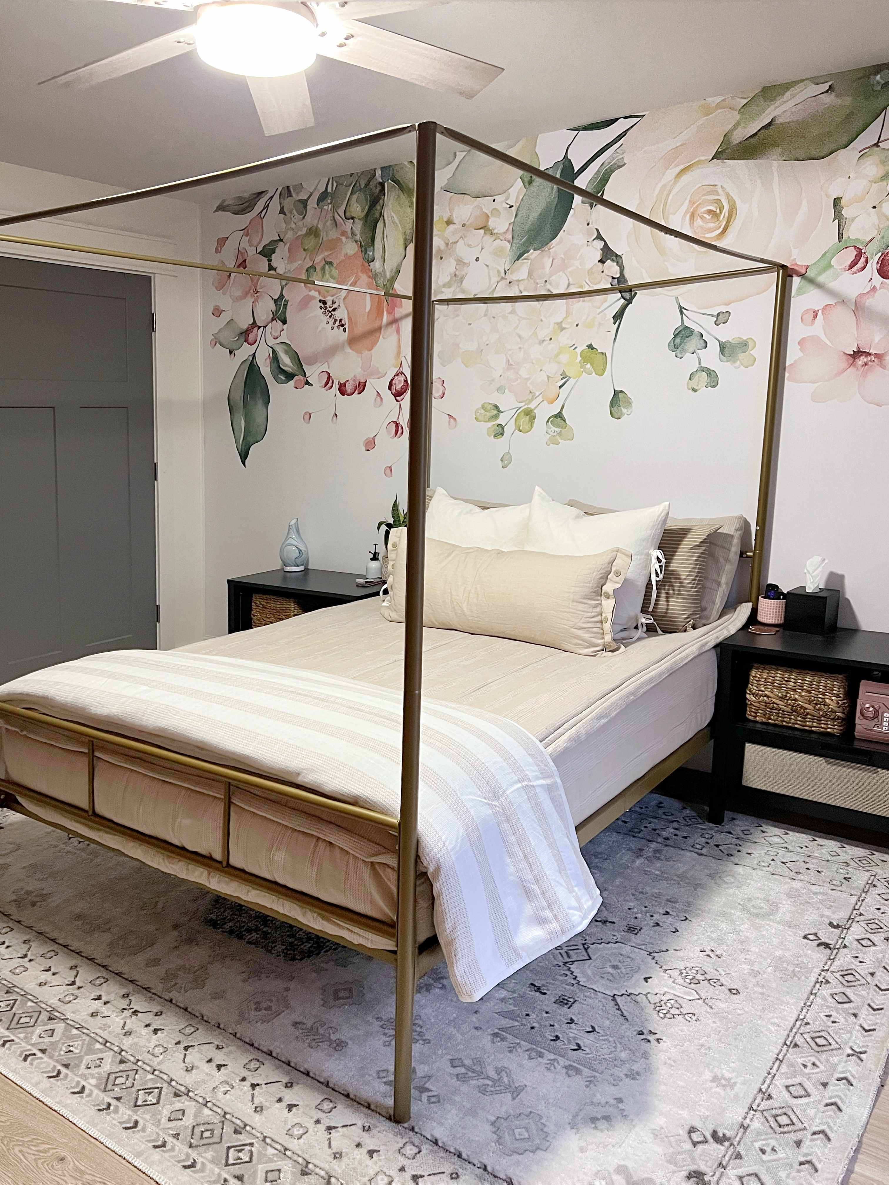 Cain 7'8in x 10' Washable Area Rug - Hauteloom