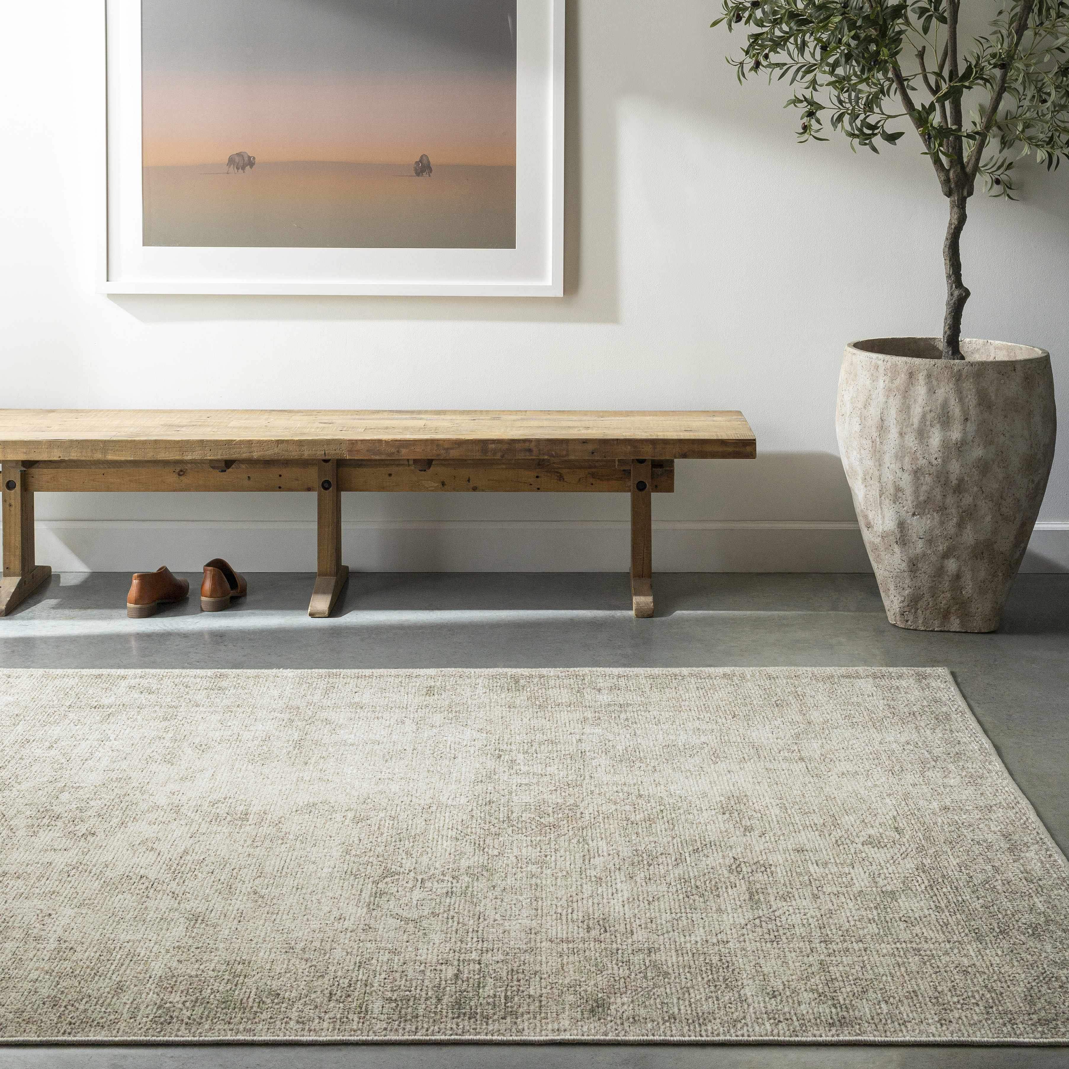 Ginny 9'2in x 12' Traditional Area Rug - Hauteloom
