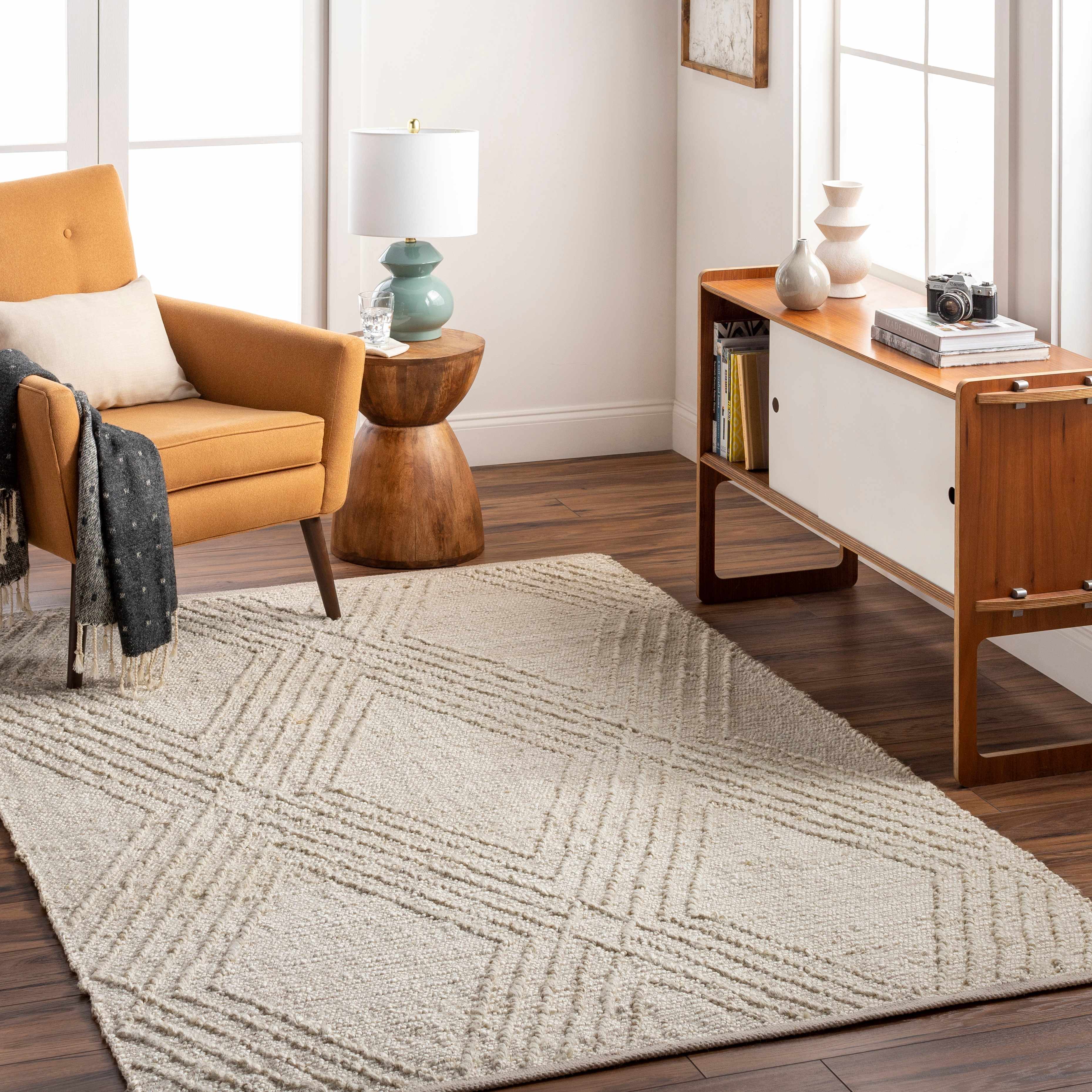 Renz 8'10in x 12' Jute Area Rug - Hauteloom