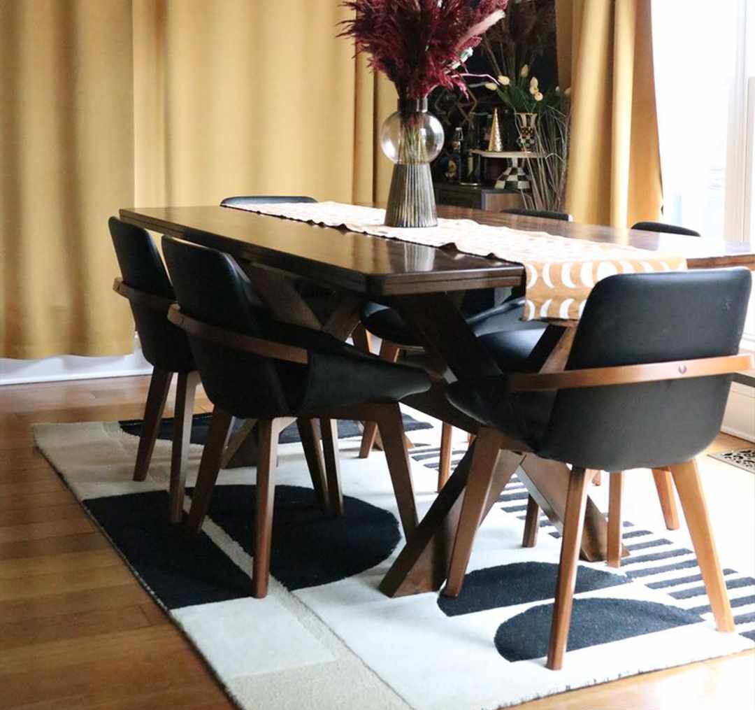 Negley 5' x 7'6in Modern Geometric Wool Area Rug - Hauteloom