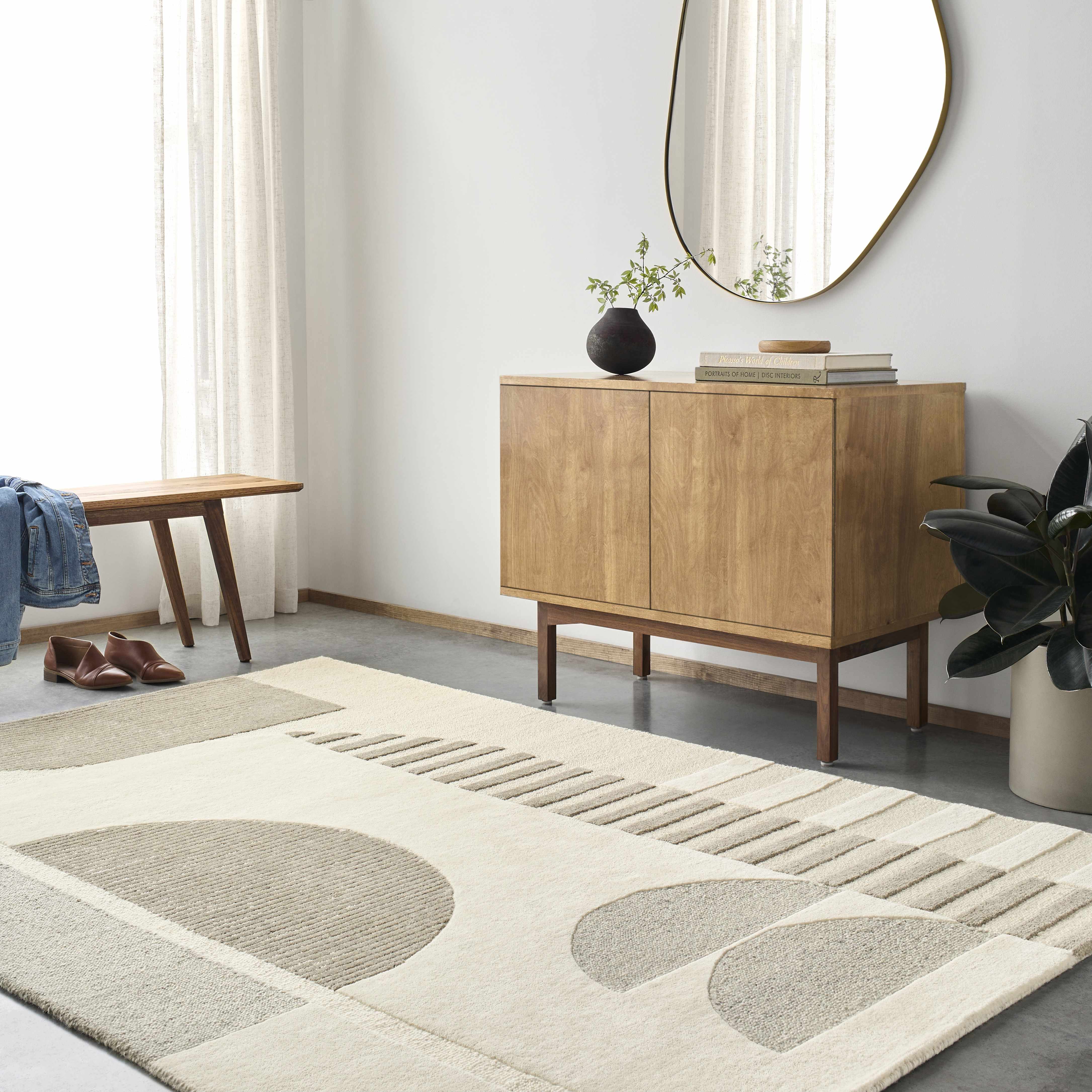 Athan 8' x 10' Wool Area Rug - Hauteloom