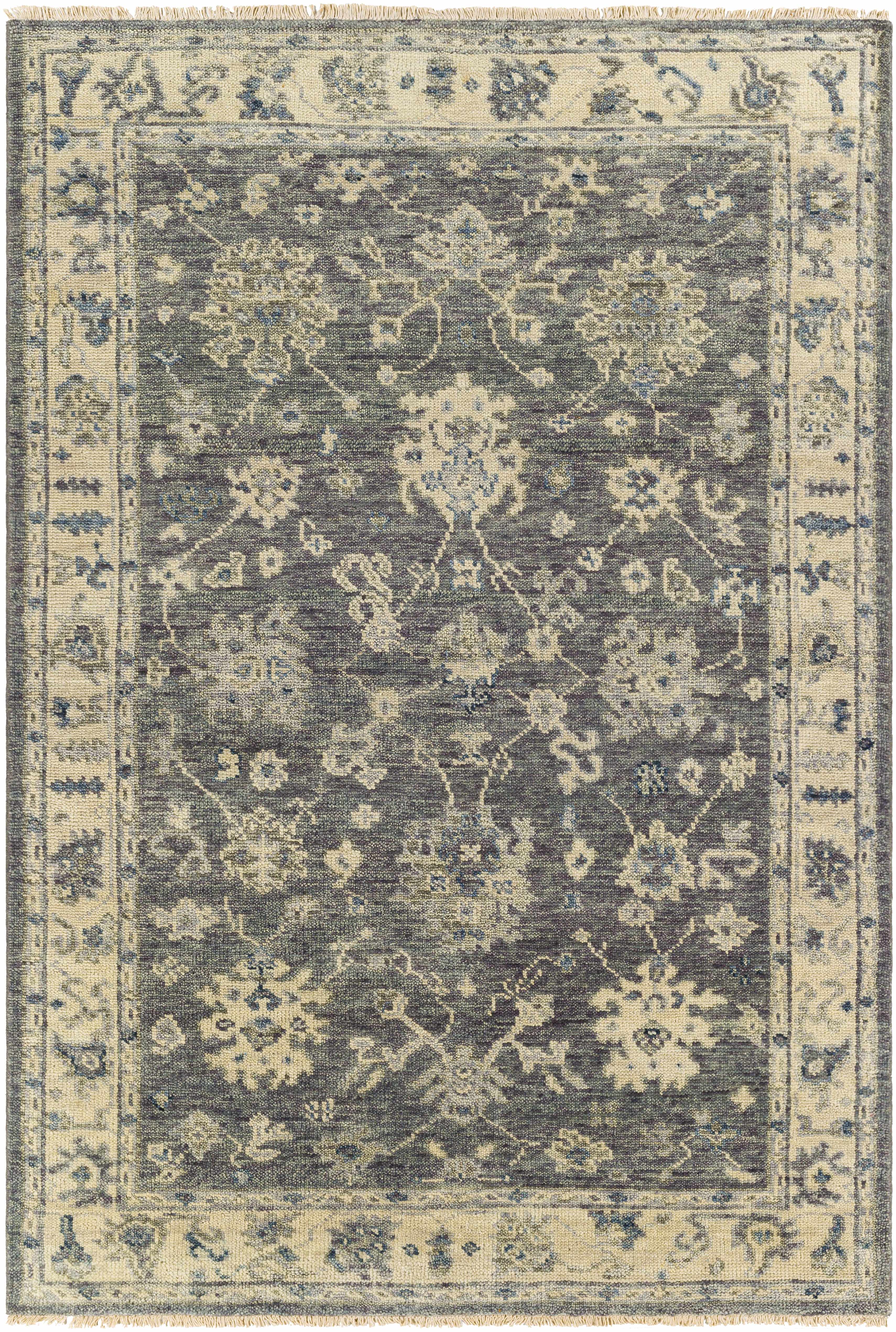 Cooter 6' x 9' Traditional NZ Wool Area Rug - Hauteloom