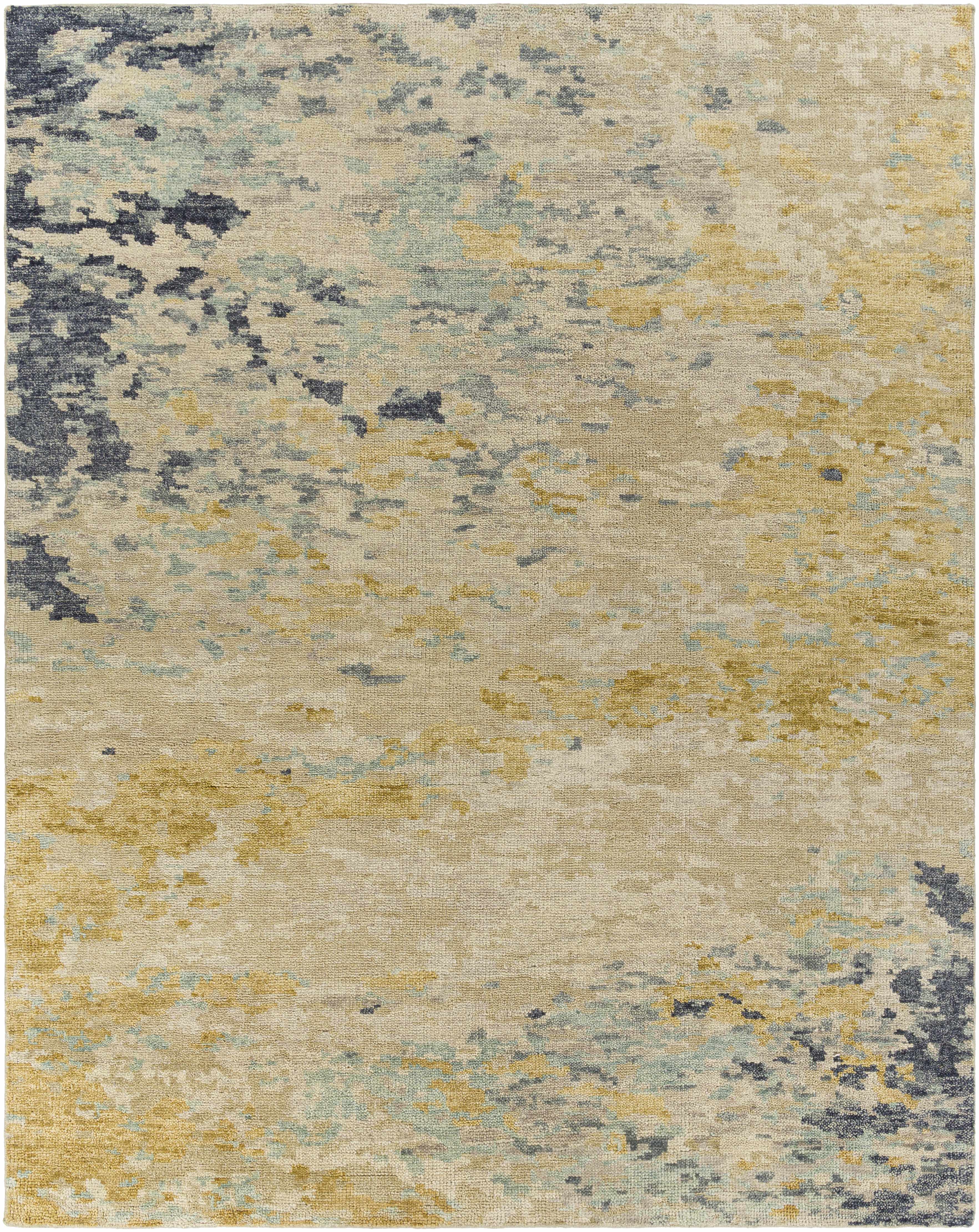 Pias 4' x 6' Modern Contemporary Bohemian Abstract NZ Wool Area Rug - Hauteloom