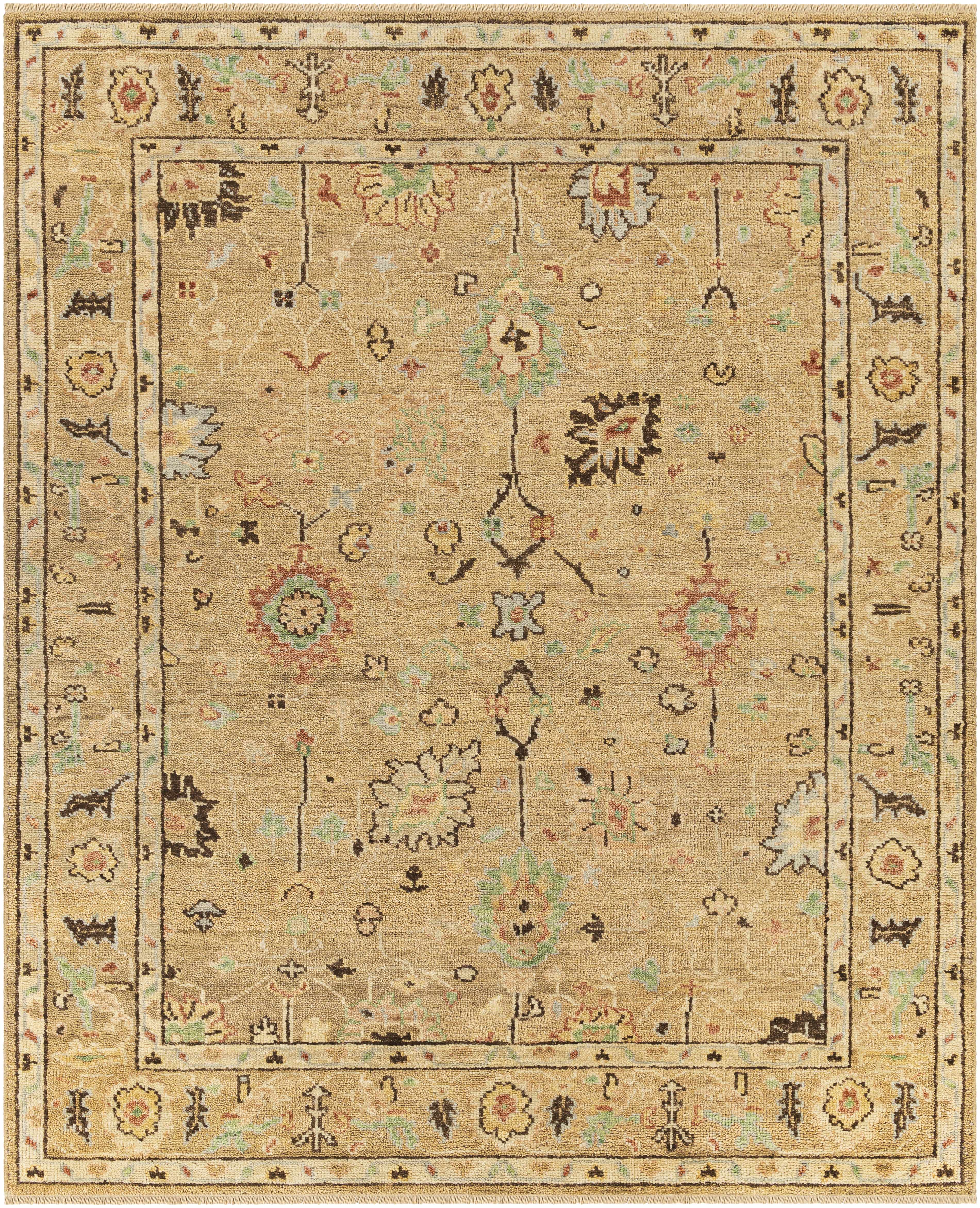 Gammad 6' x 9' Traditional Traditional Persian NZ Wool Area Rug - Hauteloom