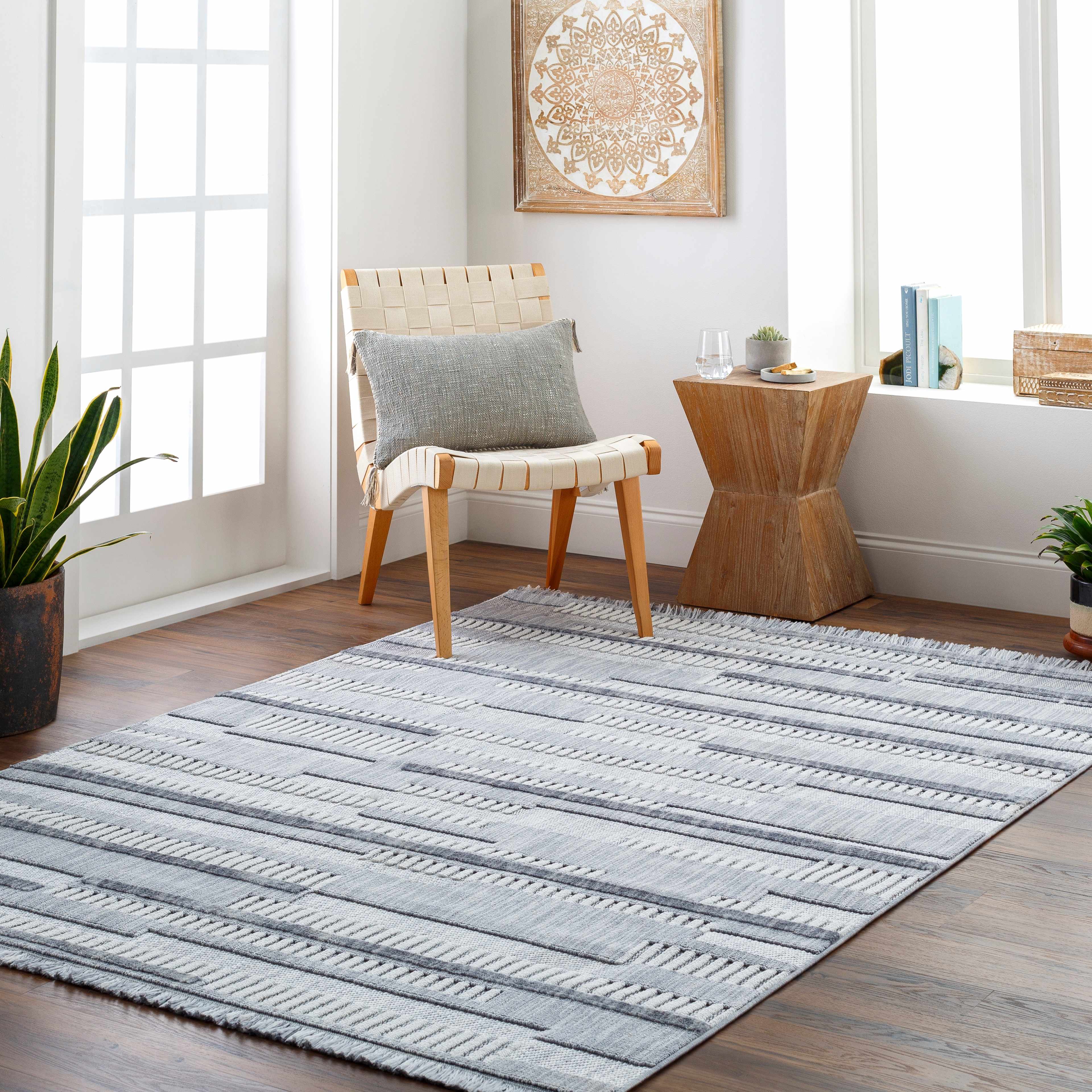 Amser 5'3in x 7'3in Area Rug - Hauteloom