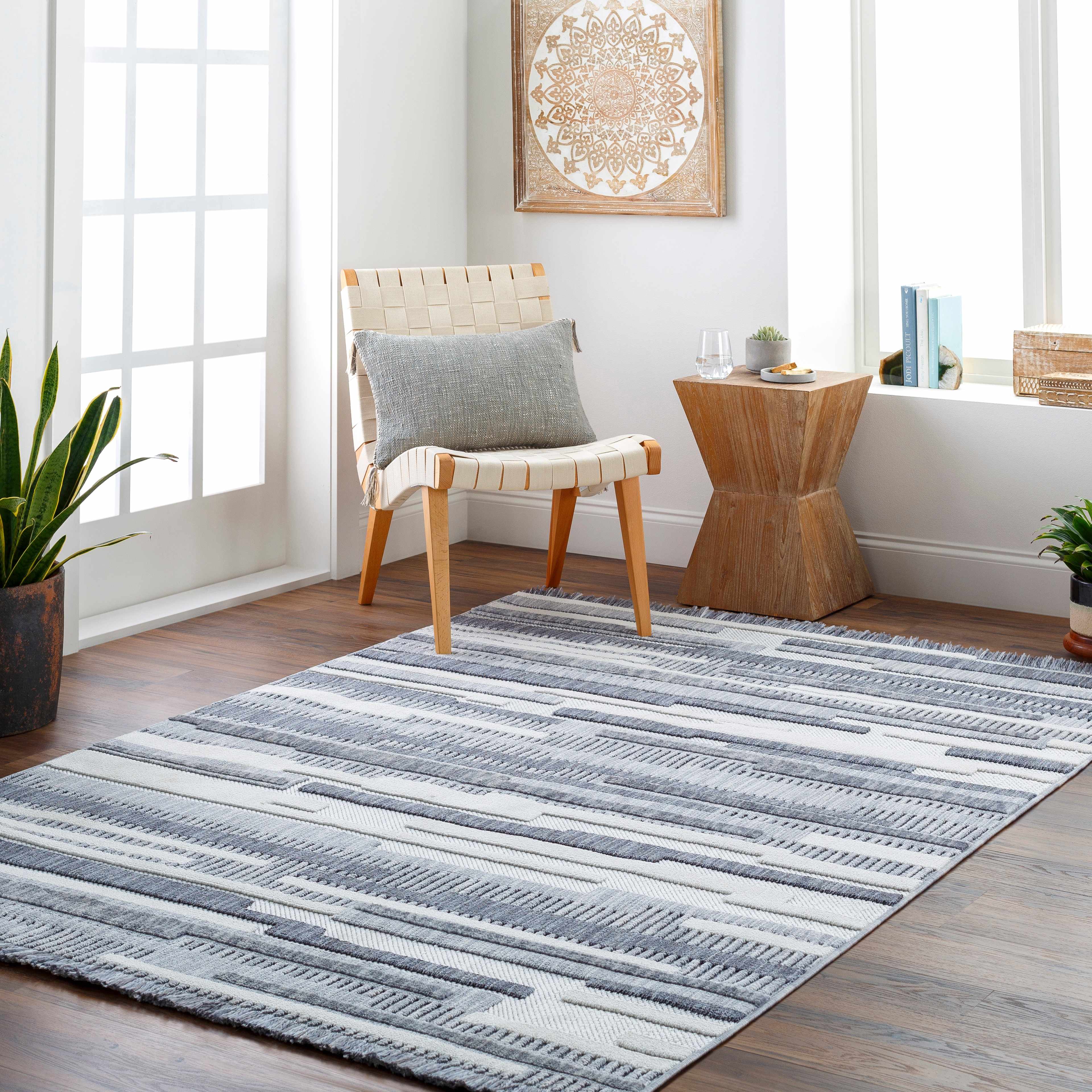 Ally 5'3in x 7'3in Area Rug - Hauteloom
