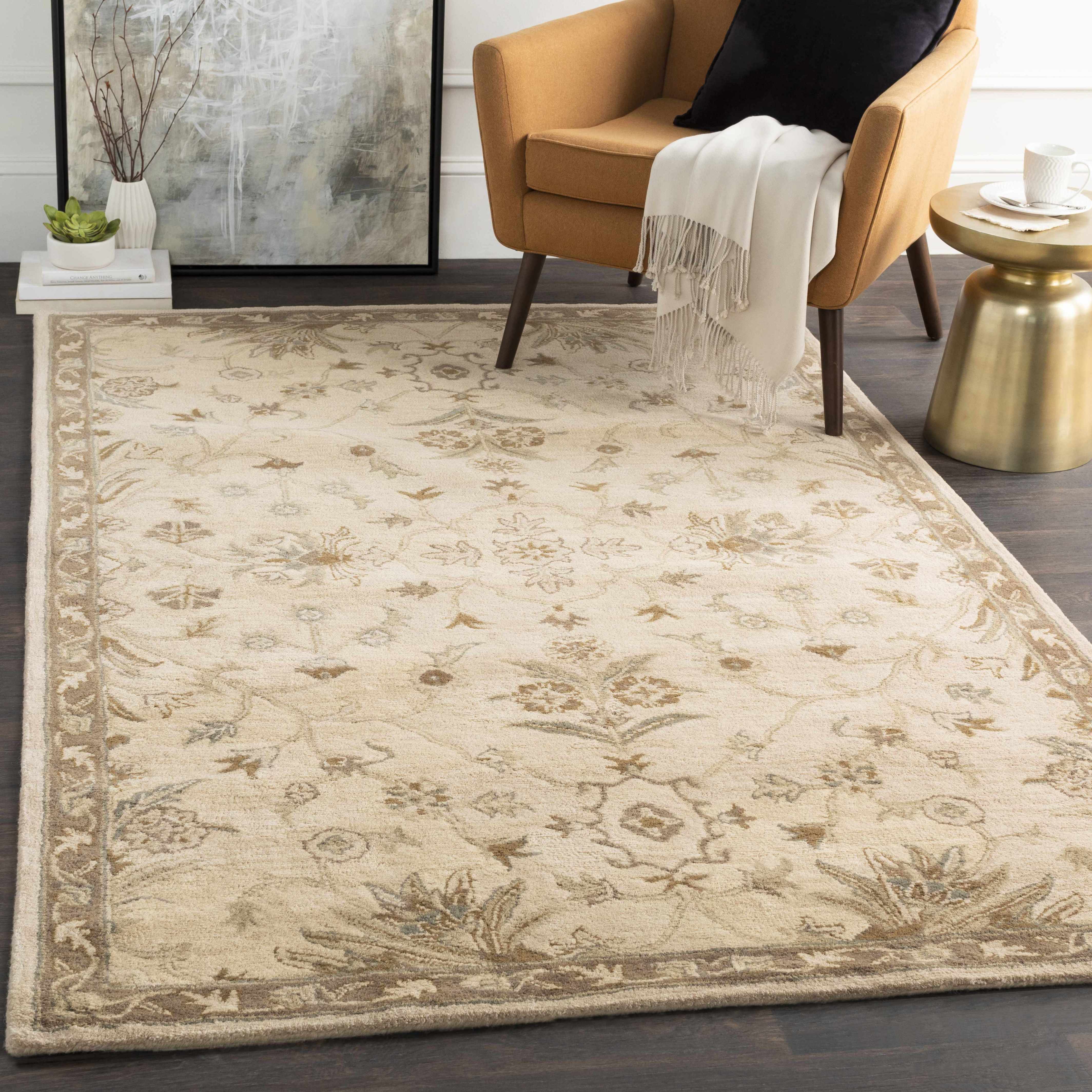 Happy 12' x 15' Traditional Wool Area Rug - Hauteloom