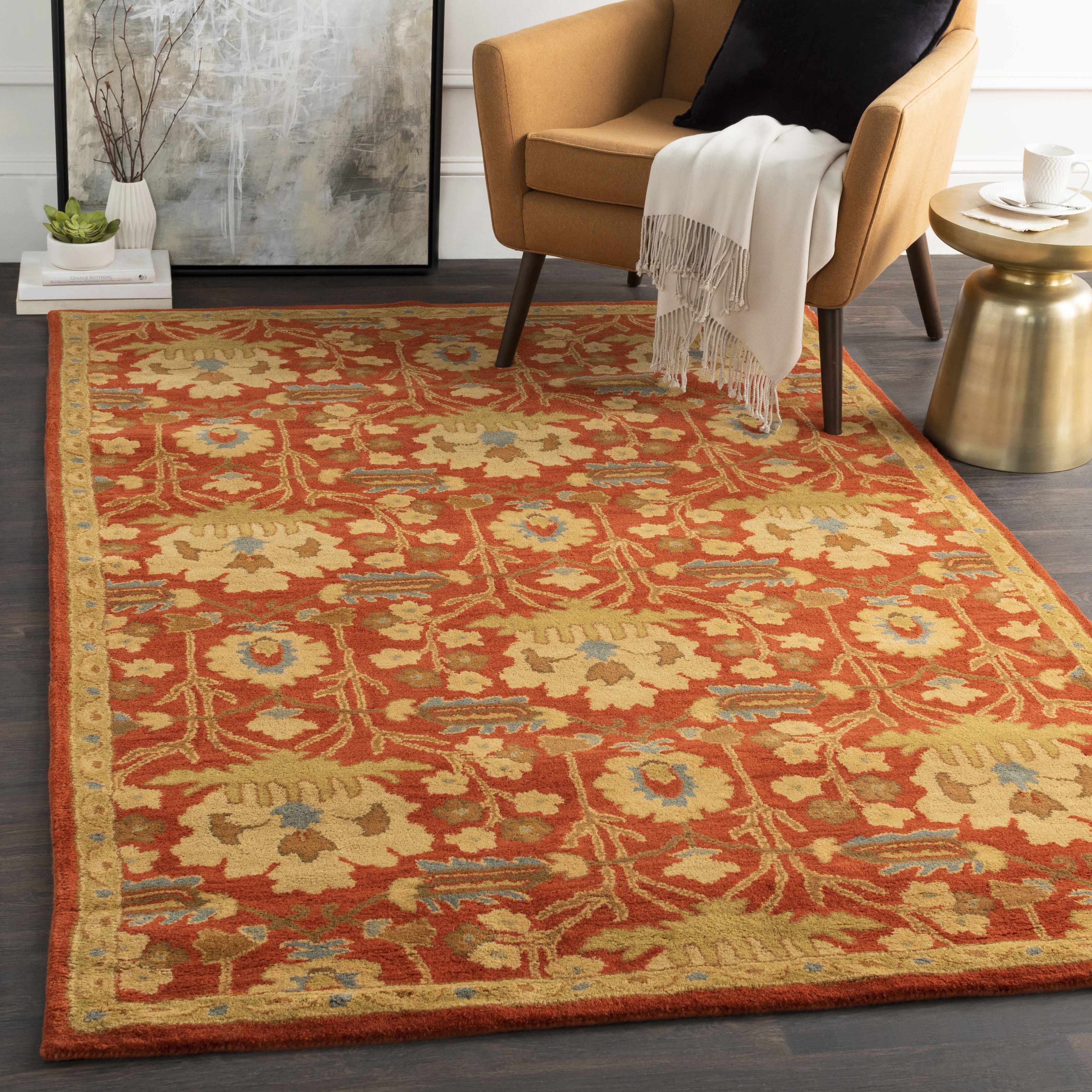 Ellenboro 9'9in Round Traditional Traditional Vintage Persian Wool Area Rug - Hauteloom