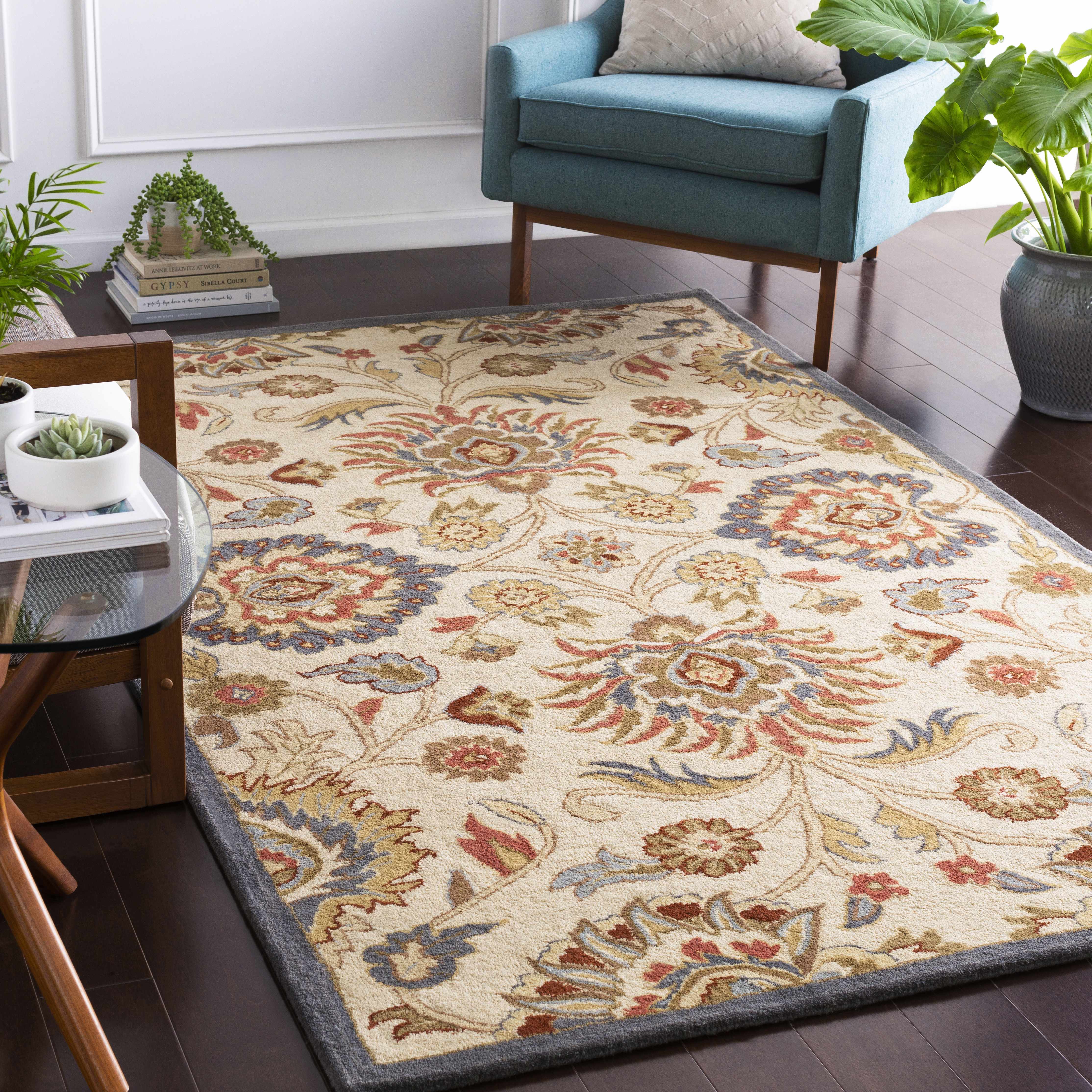 Conesus 7'6in x 9'6in Traditional Handmade Traditional Persian Wool Area Rug - Hauteloom