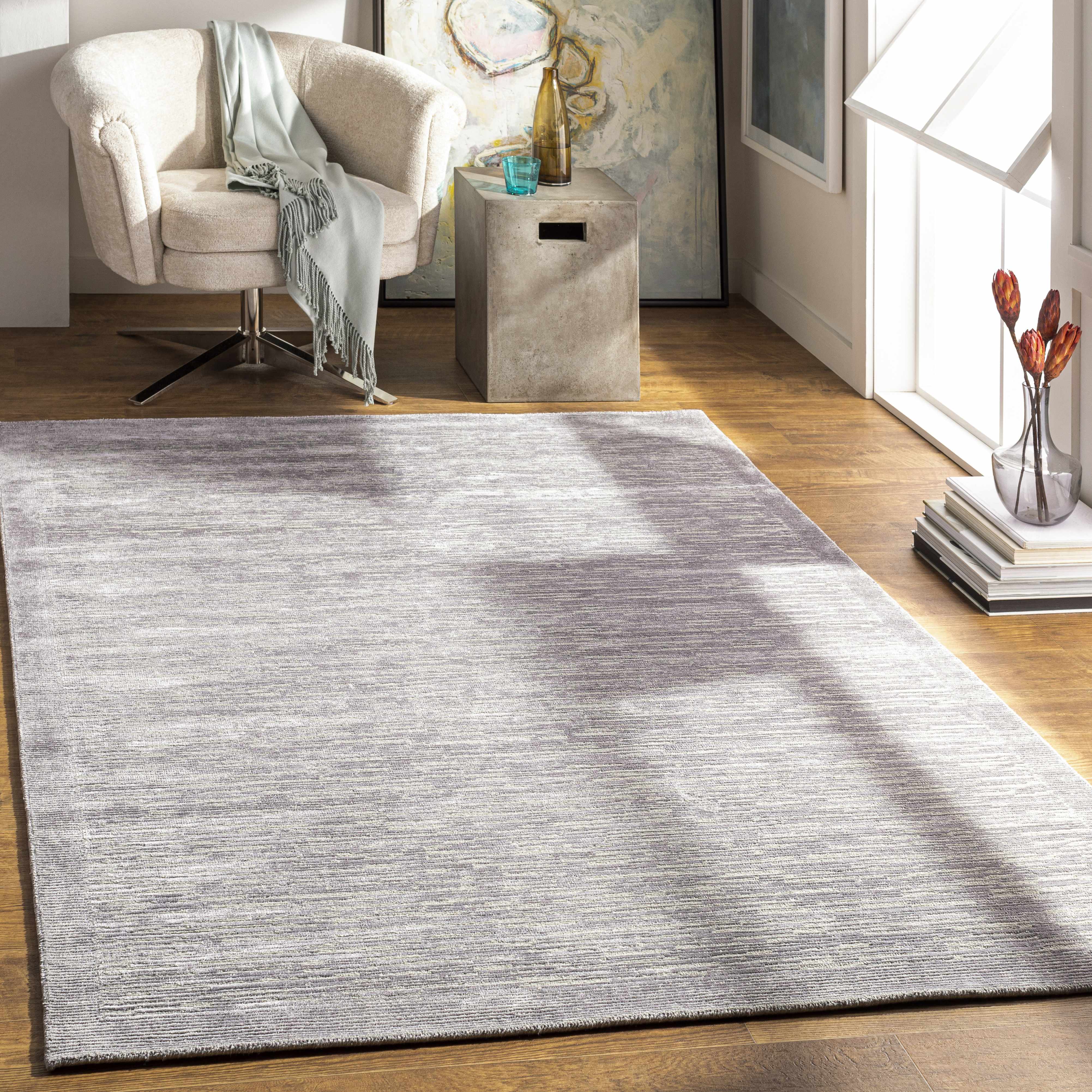 Mingenew 2' x 3' Modern NZ Wool Area Rug - Hauteloom