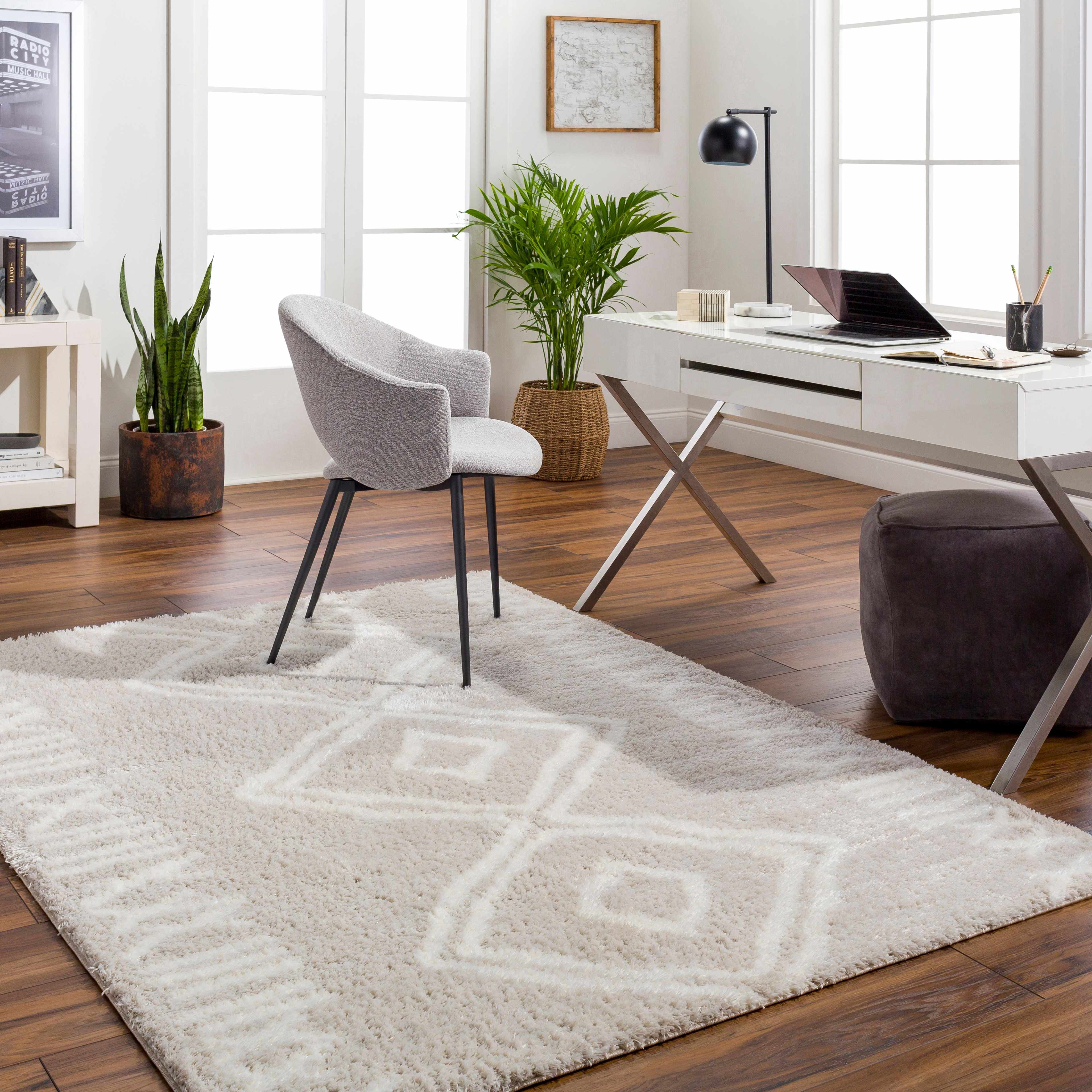 Asael 6'7in x 9' Area Rug - Hauteloom