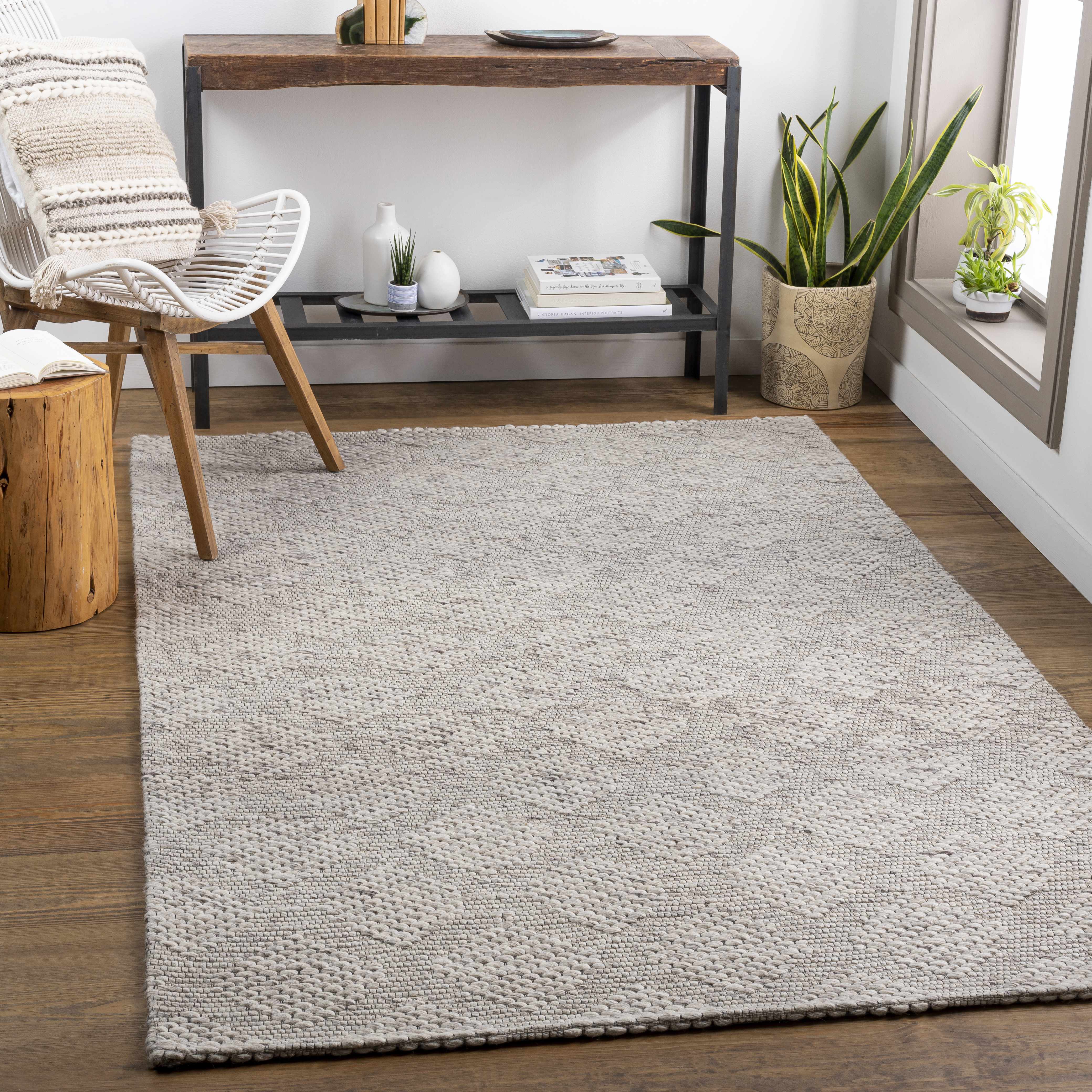 Sauget 2'6in x 8' Modern Wool Runner - Hauteloom
