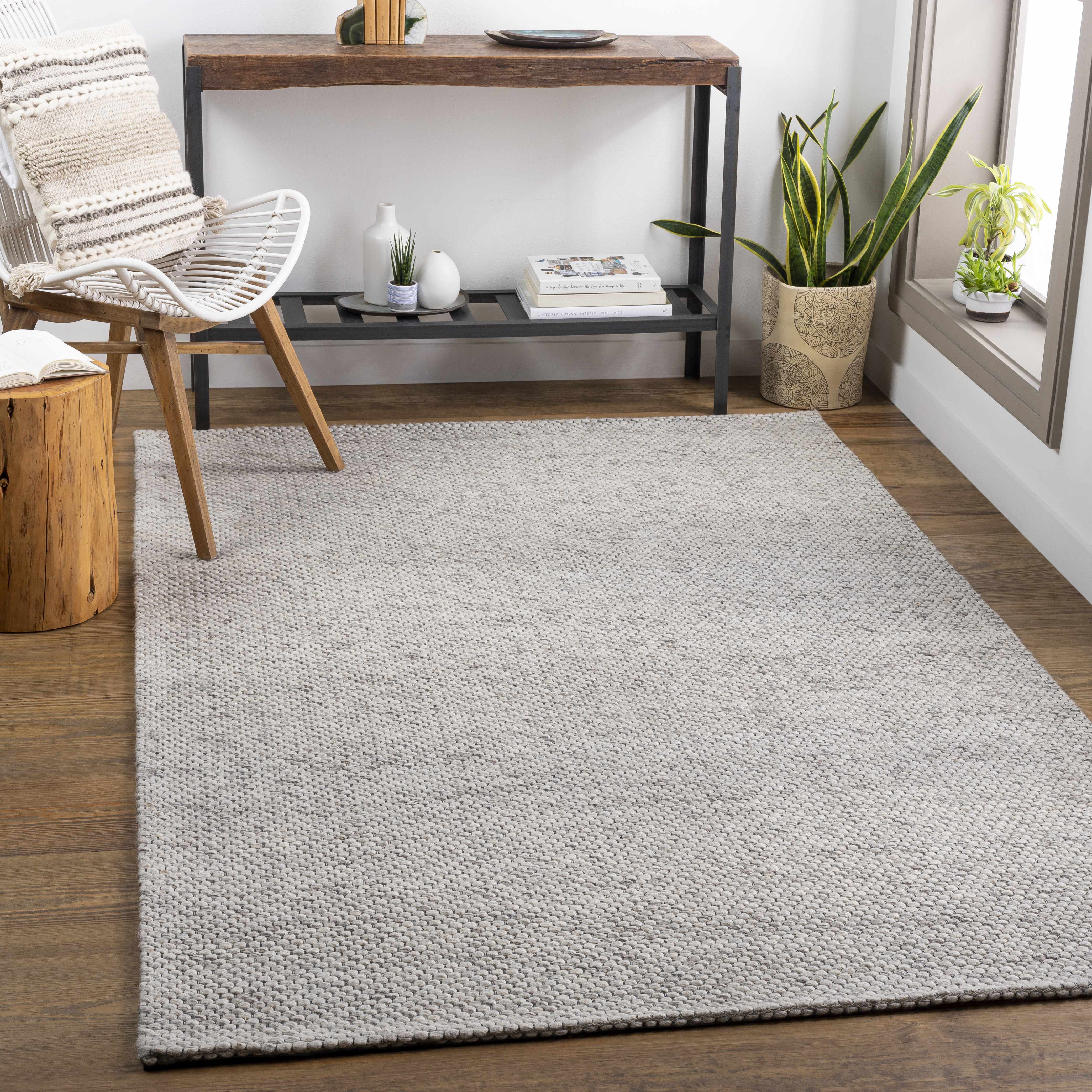 Sylvania 2'6in x 8' Modern Wool Runner - Hauteloom