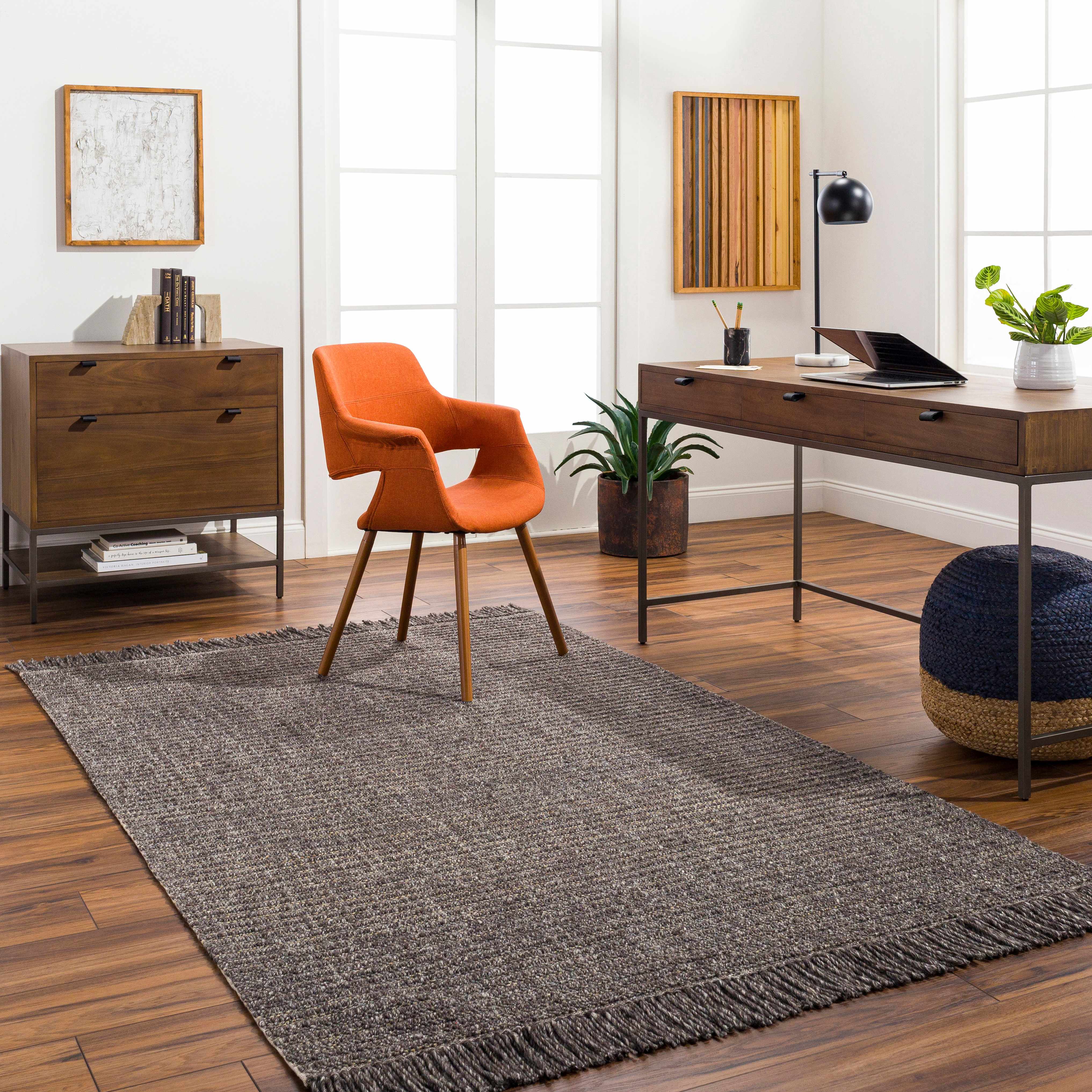 Desma 6' x 9' Wool Area Rug - Hauteloom