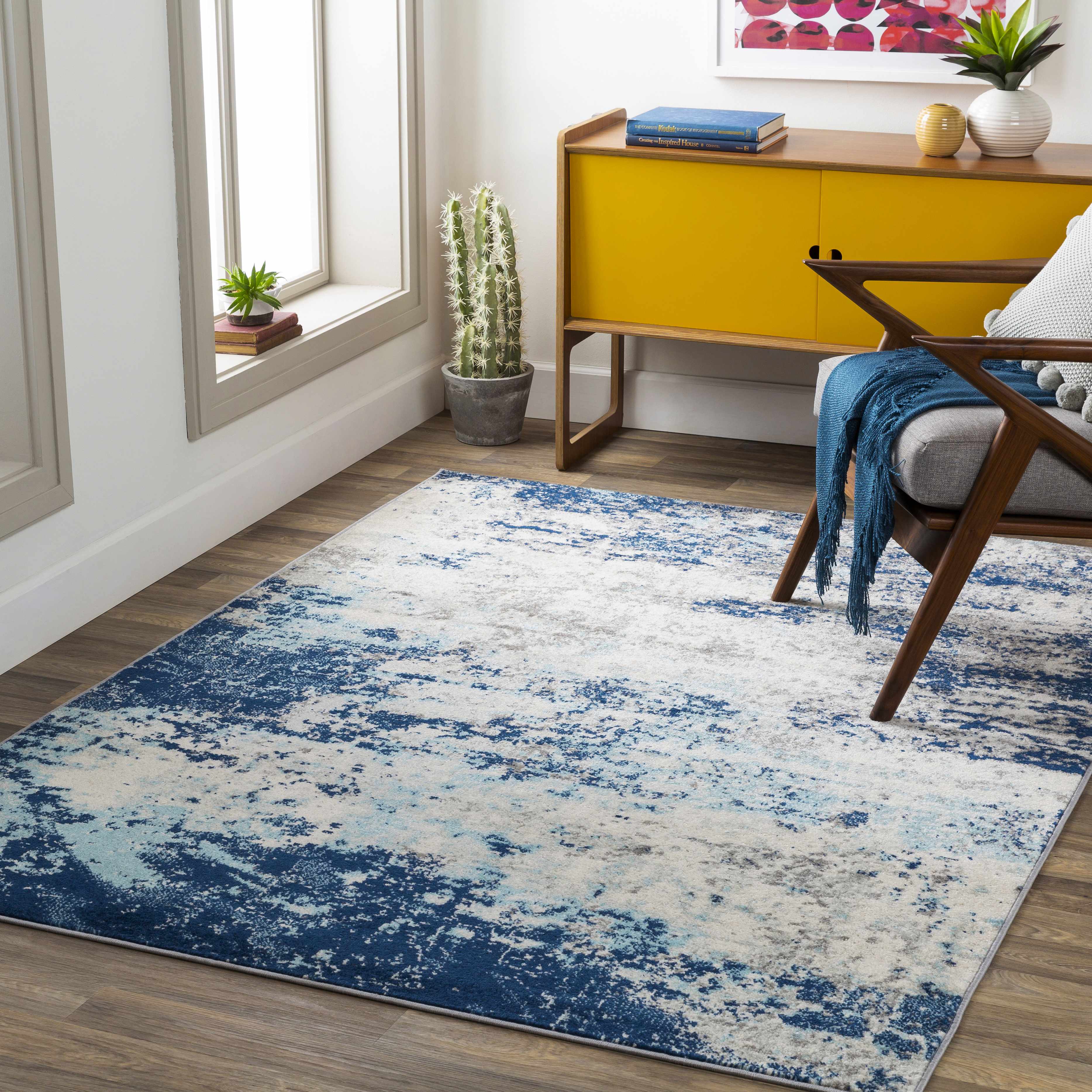 Slamannan 7'10in x 10'3in Modern Area Rug - Hauteloom