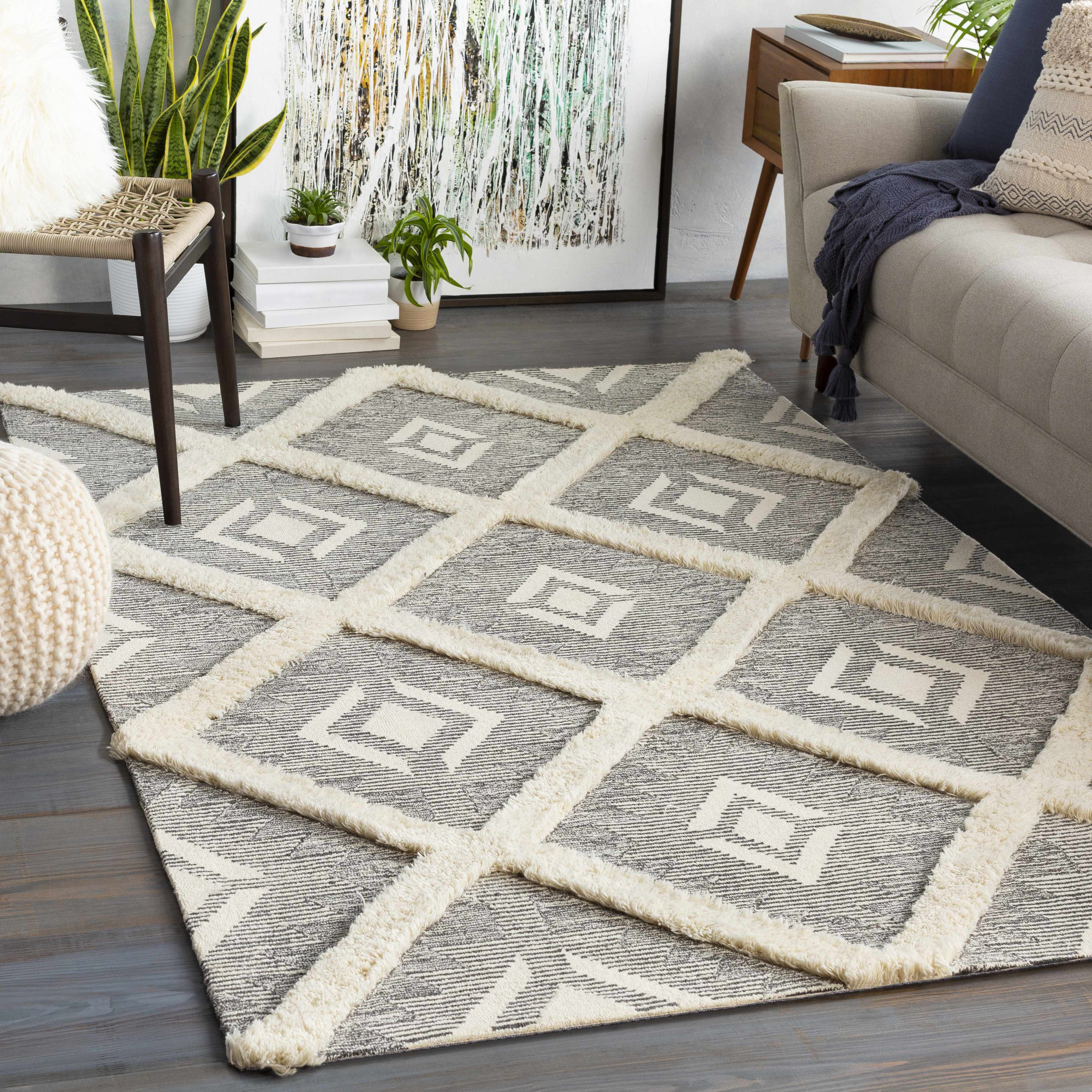 Imnaha 6' x 9' Bohemian/ Wool Area Rug - Hauteloom
