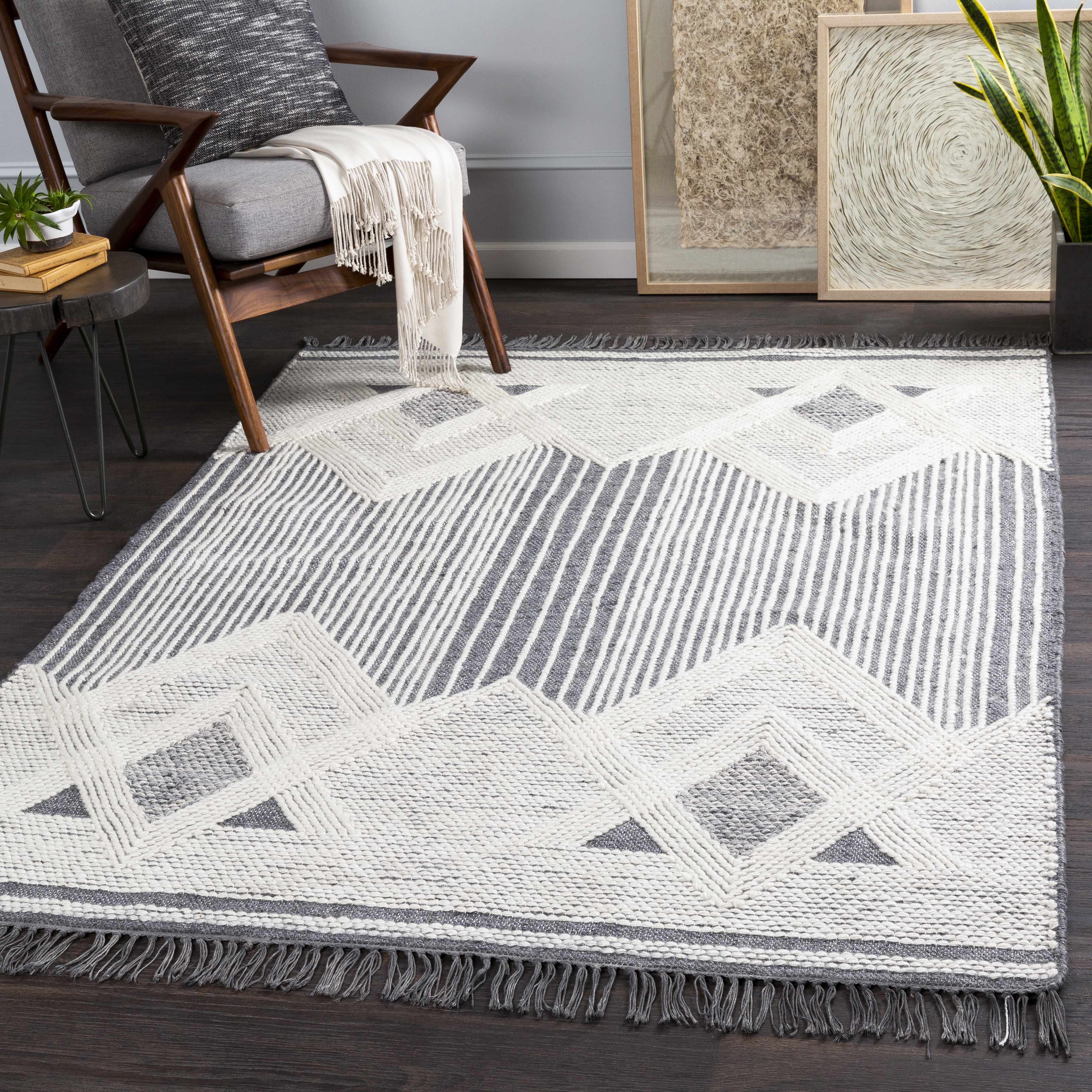 Burnopfield 8' x 10' Wool Area Rug - Hauteloom
