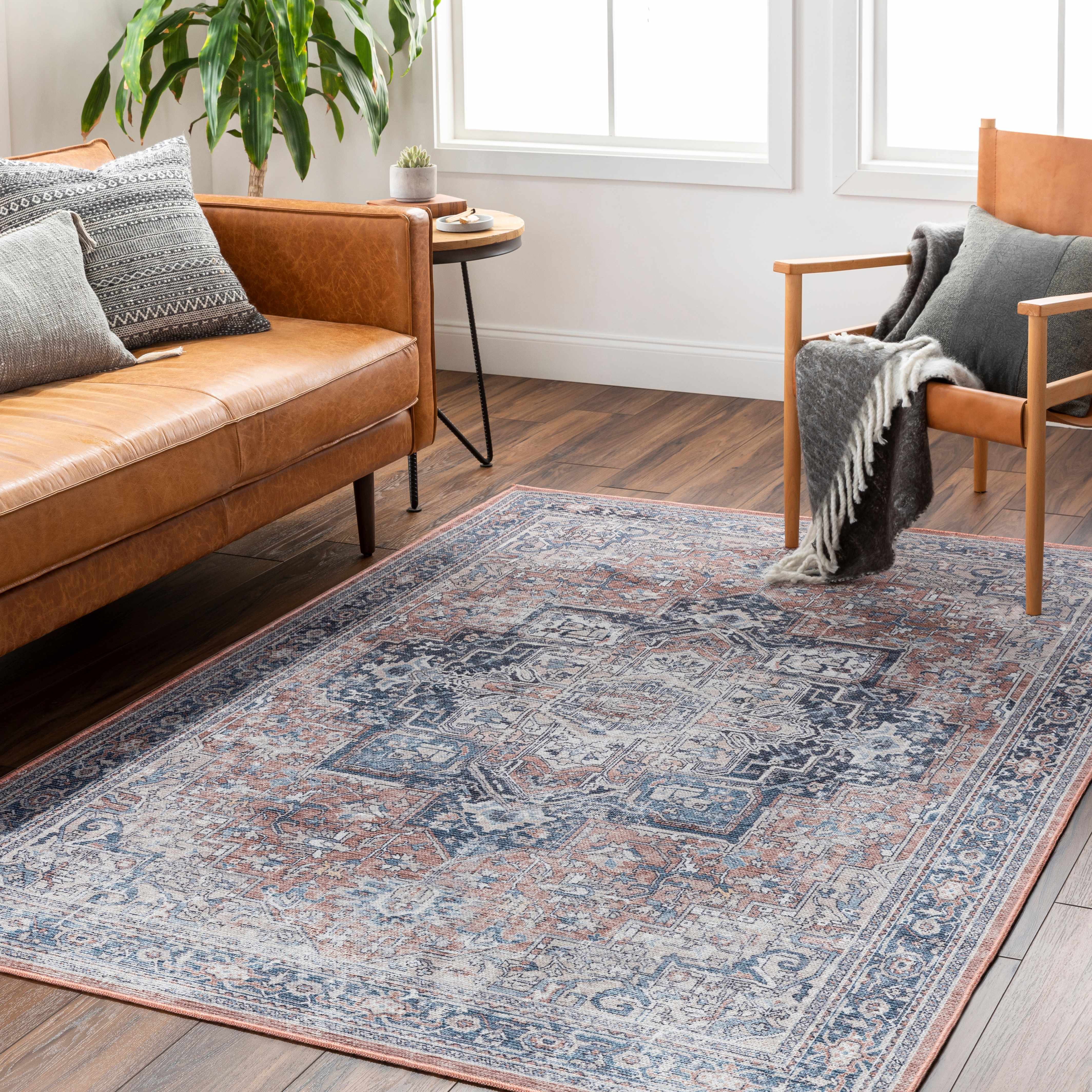 Dino 7'10in x 10'2in Washable Area Rug - Hauteloom