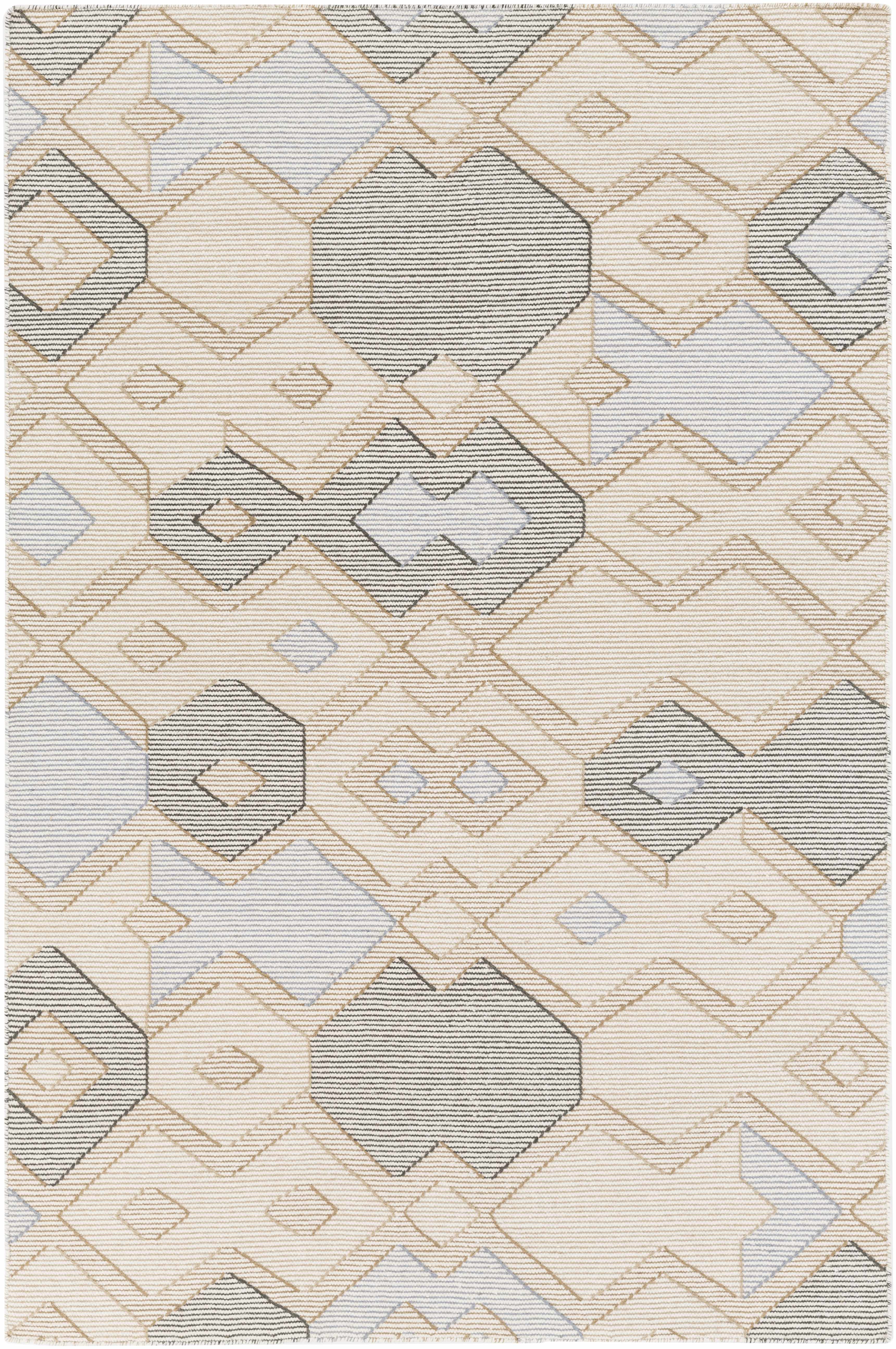 Closter 8' x 10' Bohemian/ Moroccan Bohemian Trellis Wool Area Rug - Hauteloom