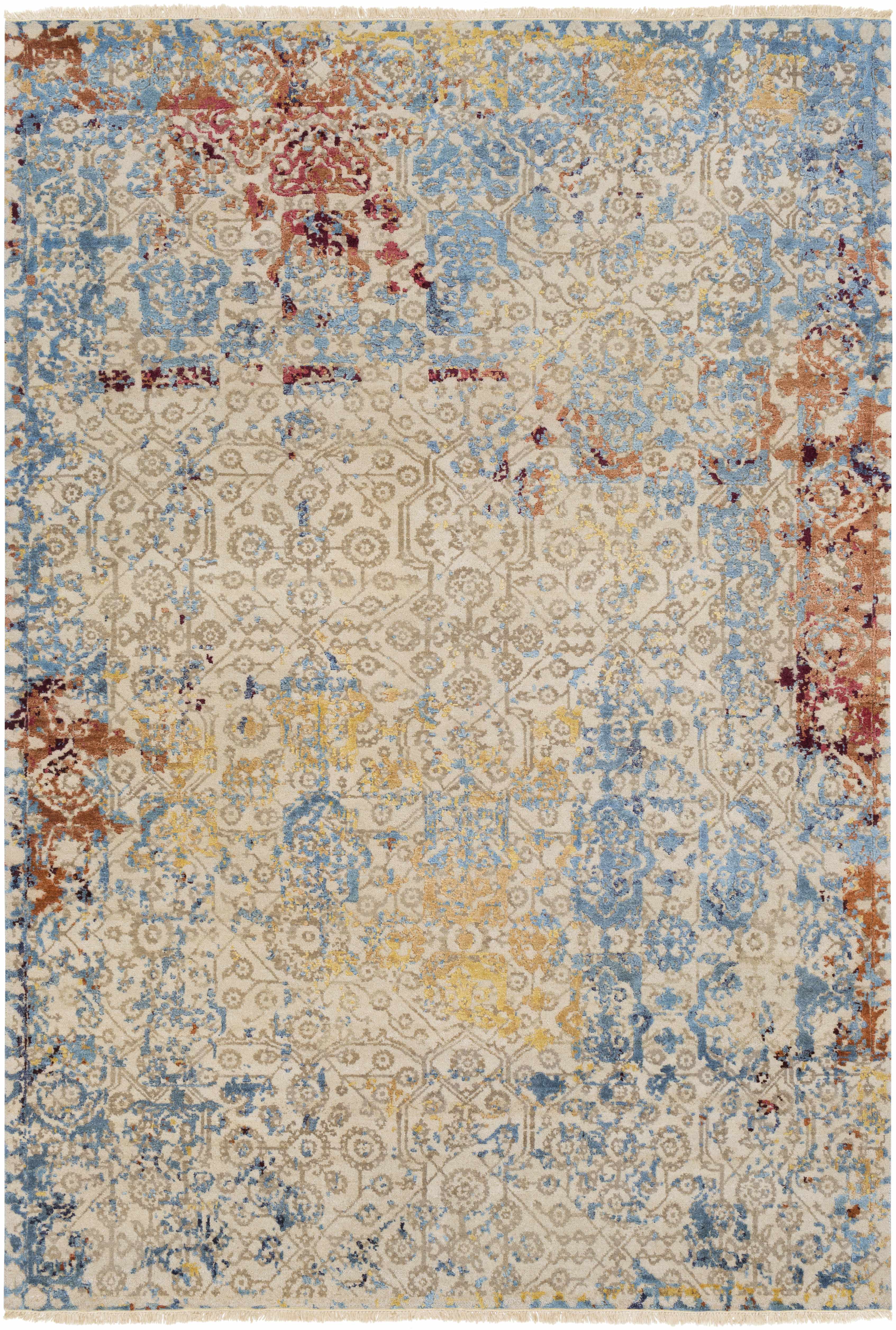 Masham 2' x 3' Updated Traditional Wool Area Rug - Hauteloom