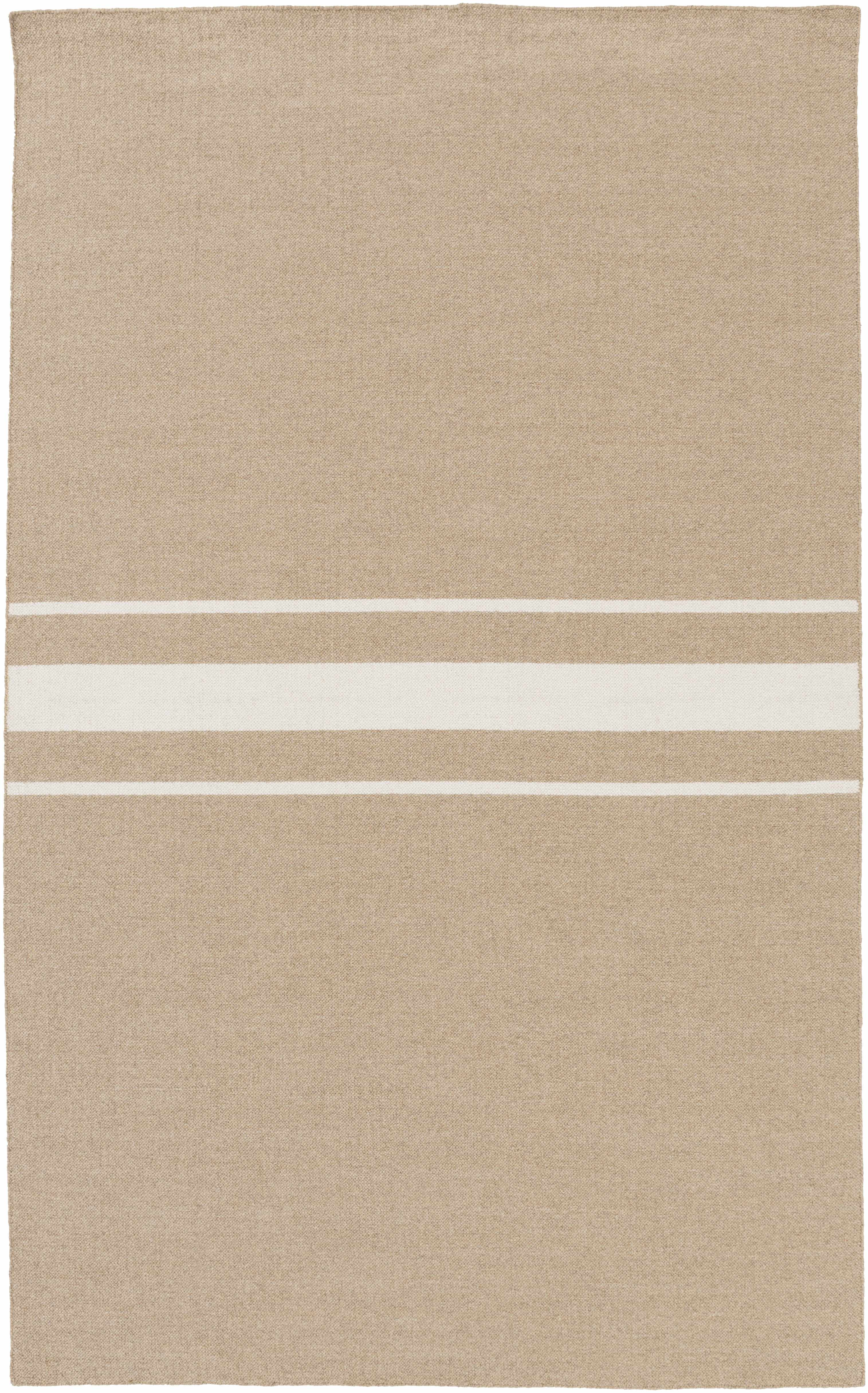 Twitty 2' x 3' Striped Solid Stripes Wool Area Rug - Hauteloom
