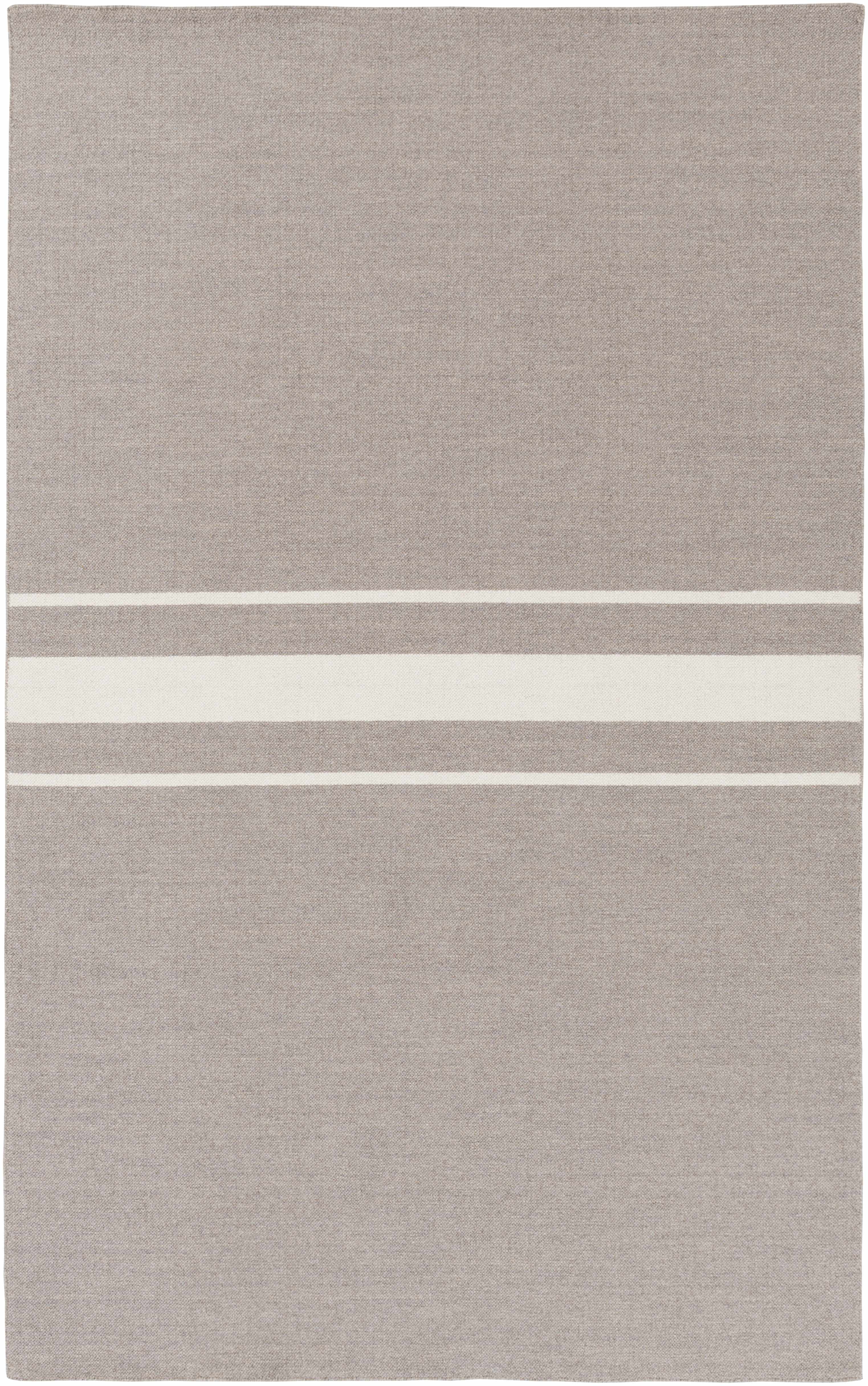 Kanaranzi 2' x 3' Striped Solid Stripes Wool Area Rug - Hauteloom