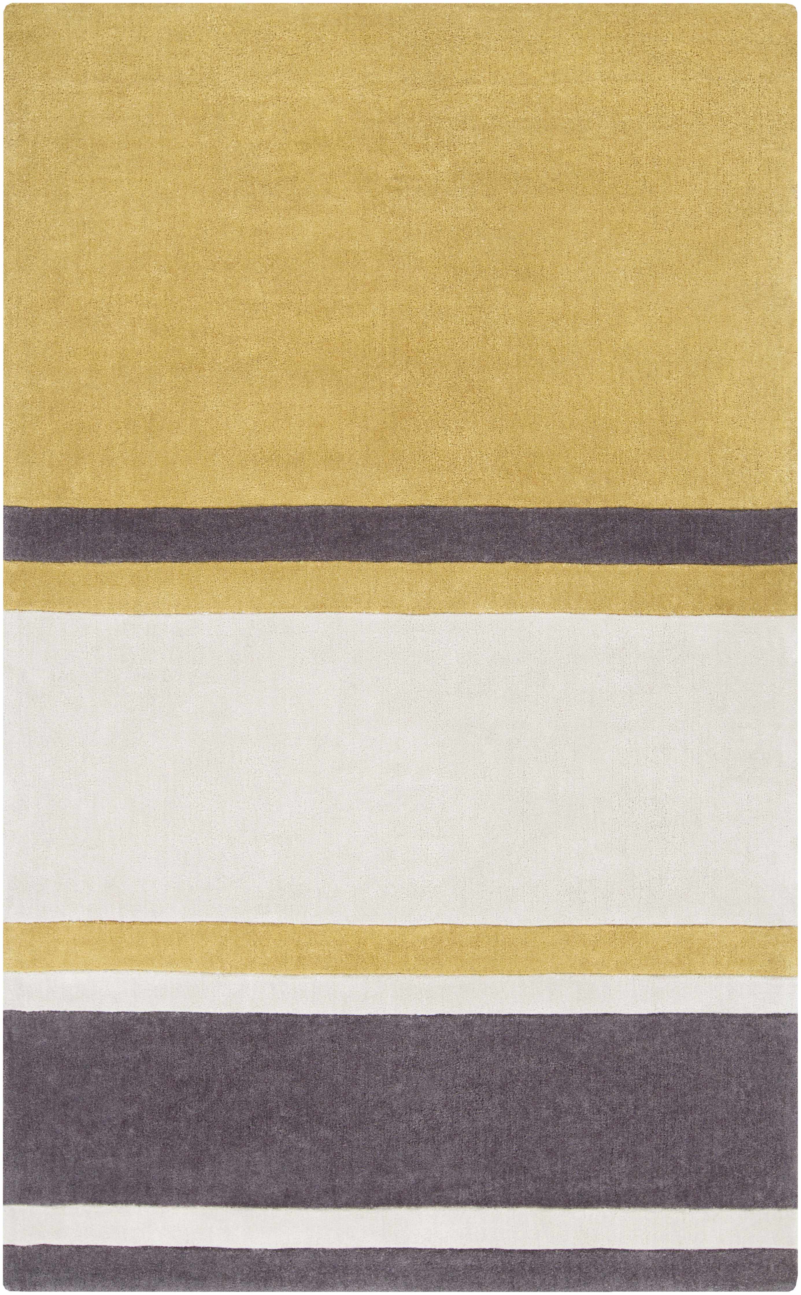 Proctorville 9' x 13' Modern Solid Stripes Area Rug - Hauteloom