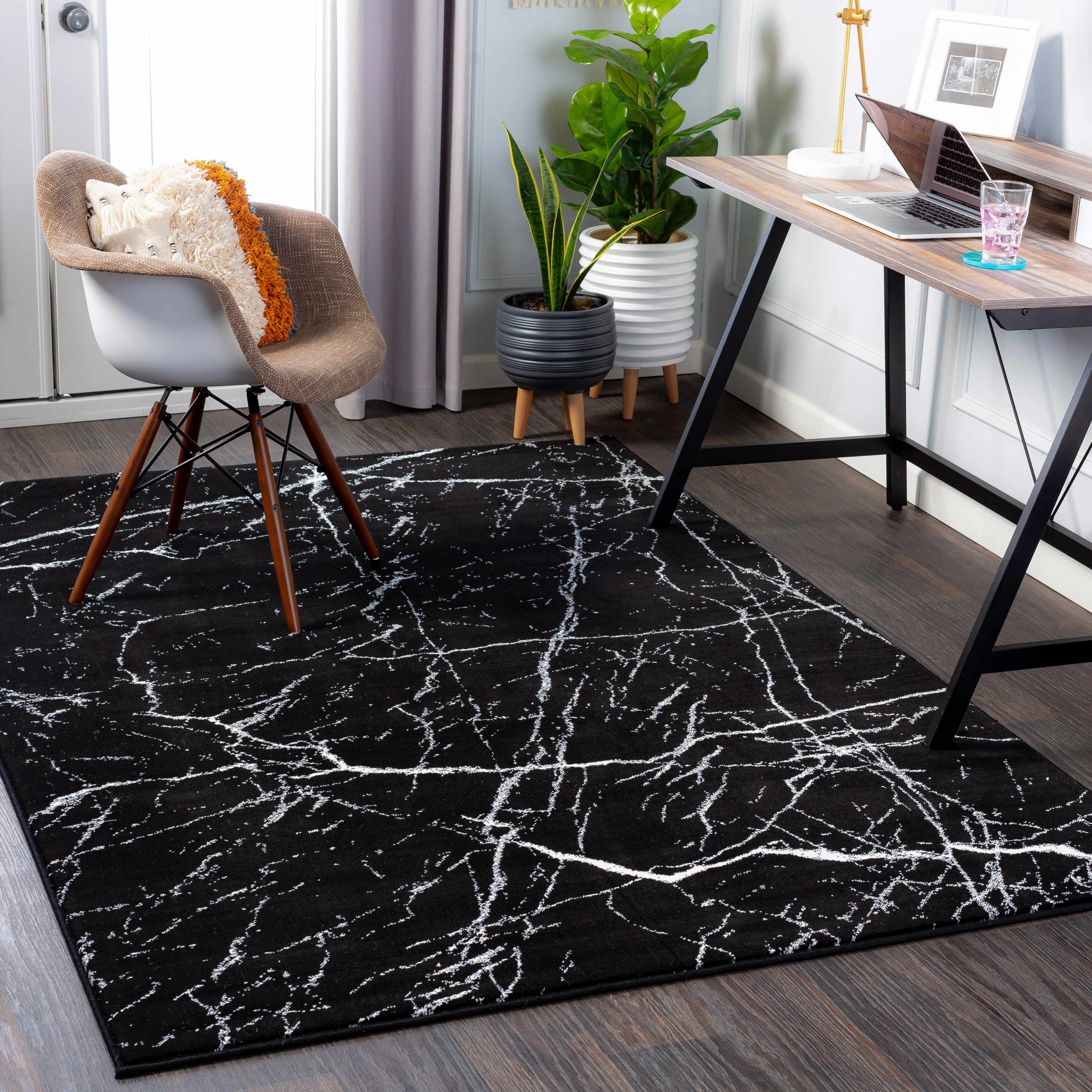Sefton 5'3in x 7'7in Modern Area Rug - Hauteloom