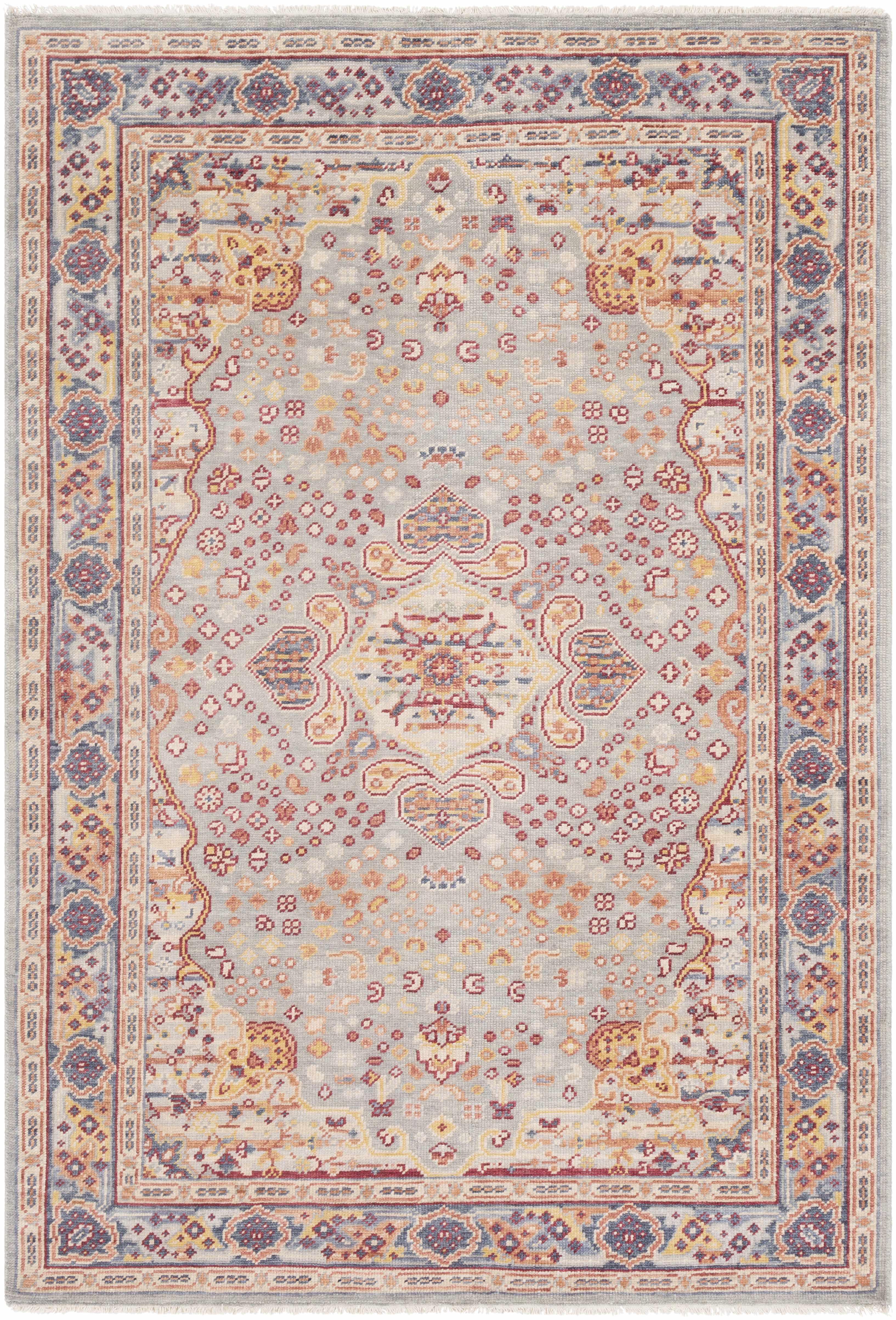 Waukau 8' x 11' Traditional Wool Area Rug - Hauteloom