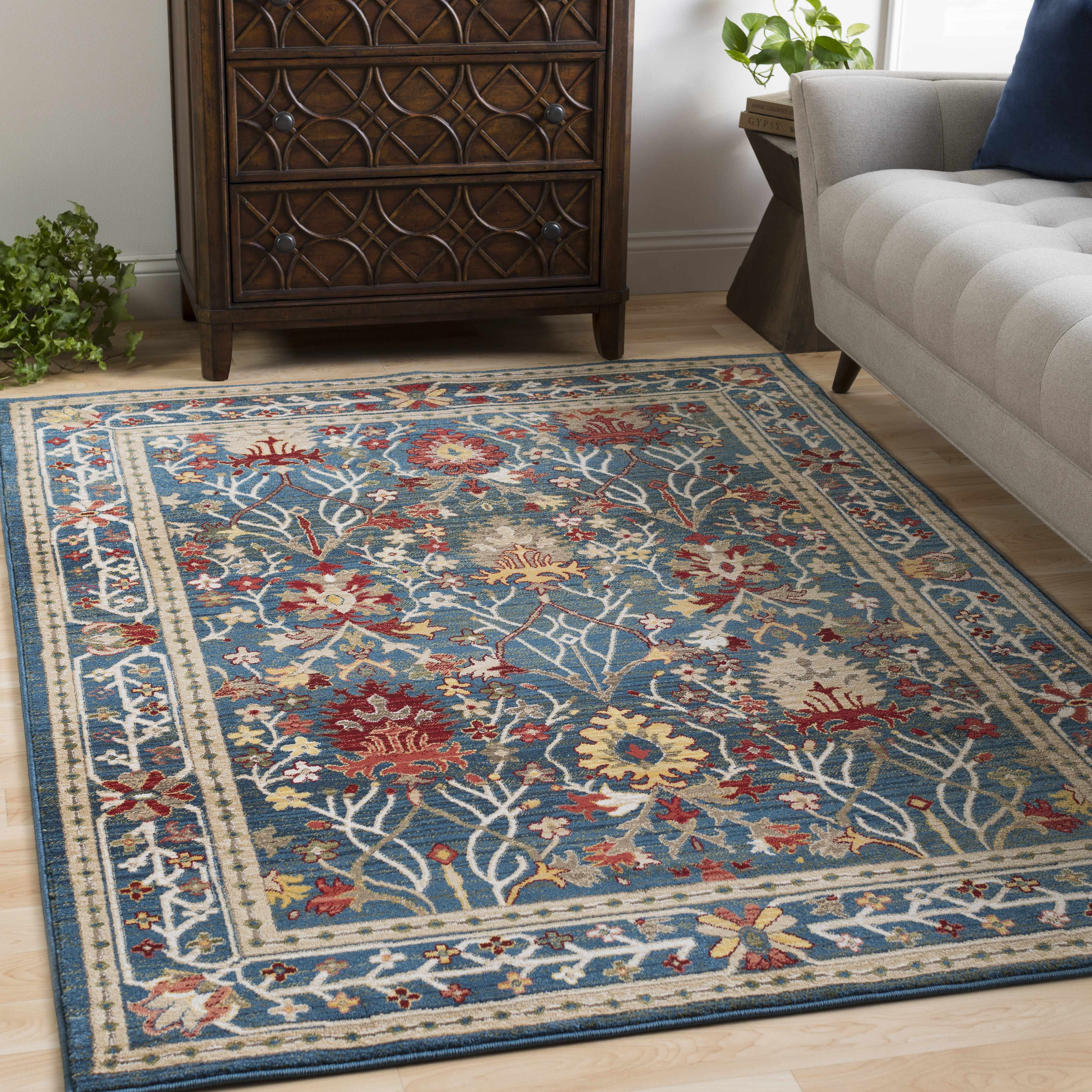 Branford 2' x 2'11in Traditional Area Rug - Hauteloom