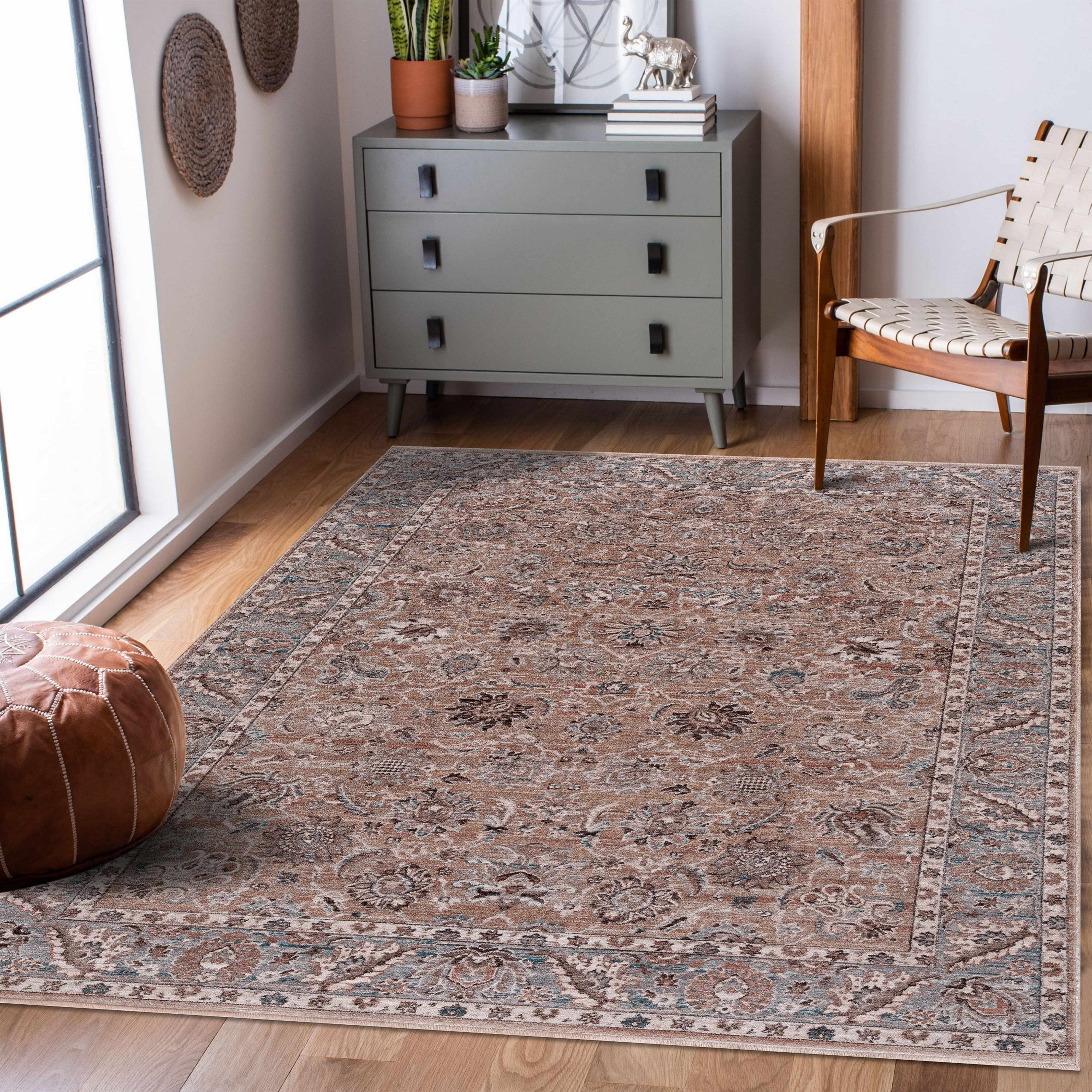 Civankan 2' x 2'11in Updated Traditional Farmhouse Area Rug - Hauteloom