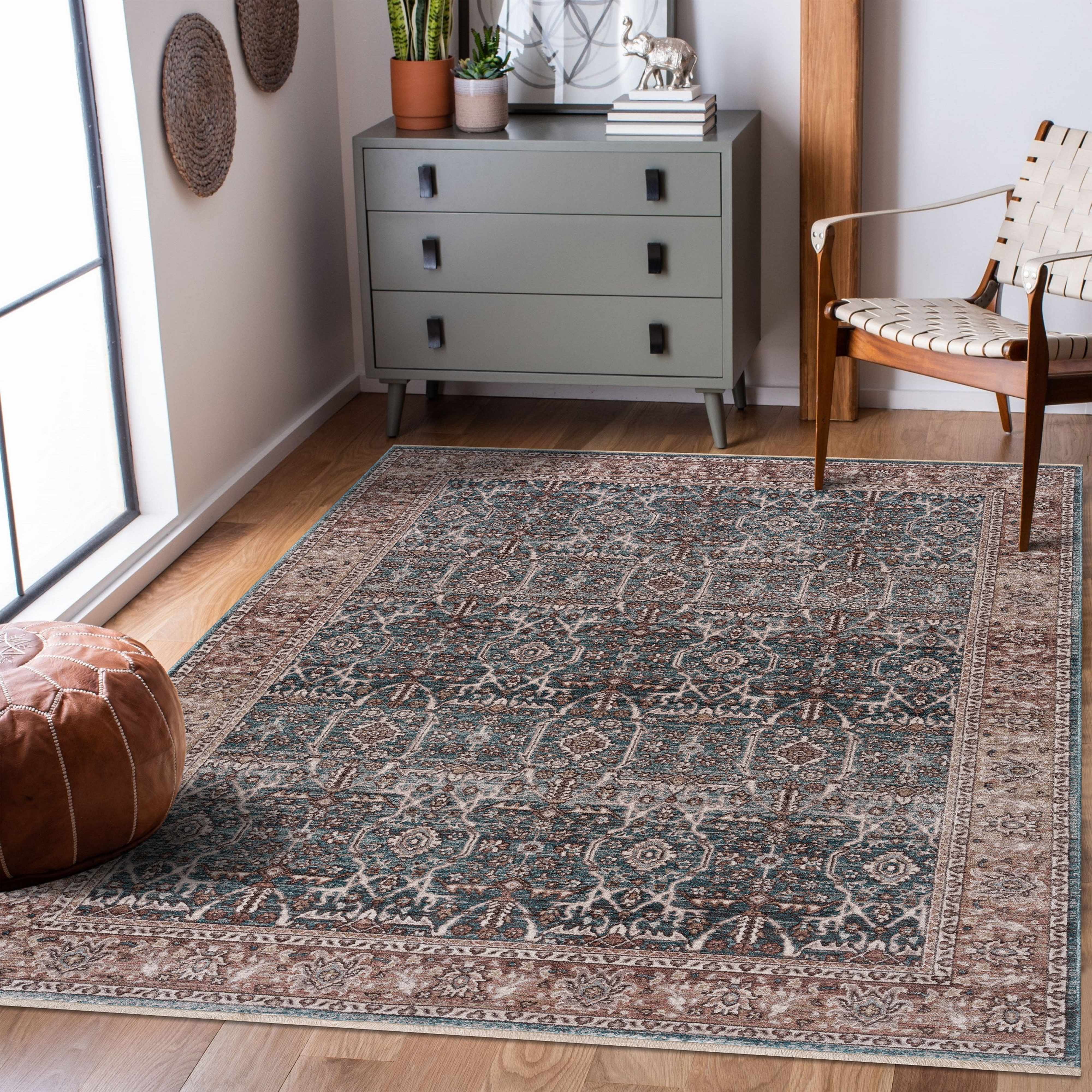 Kitango 2'11in x 7'10in Updated Traditional Farmhouse Runner - Hauteloom