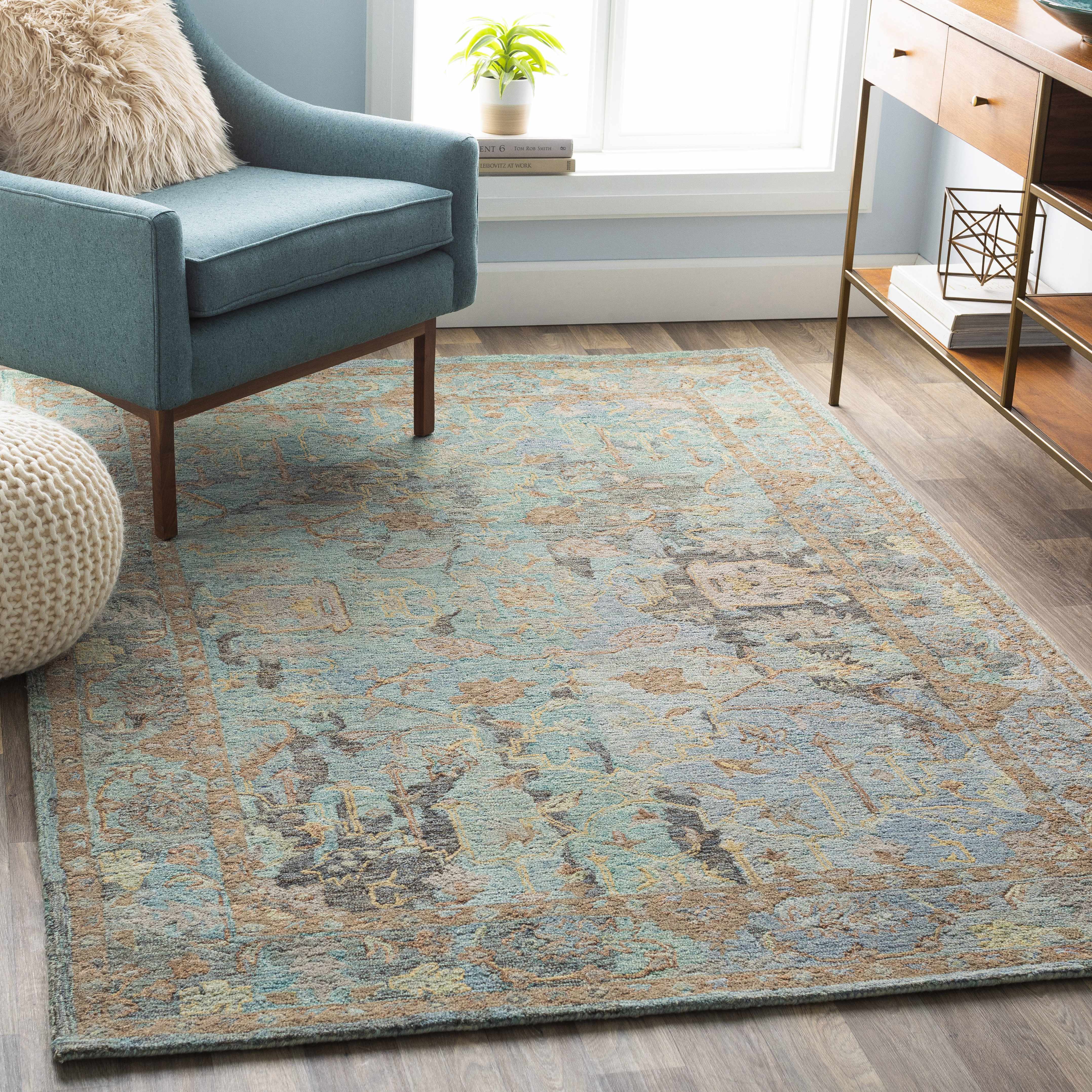 Myersville 8' x 10' Updated Traditional Wool Area Rug - Hauteloom